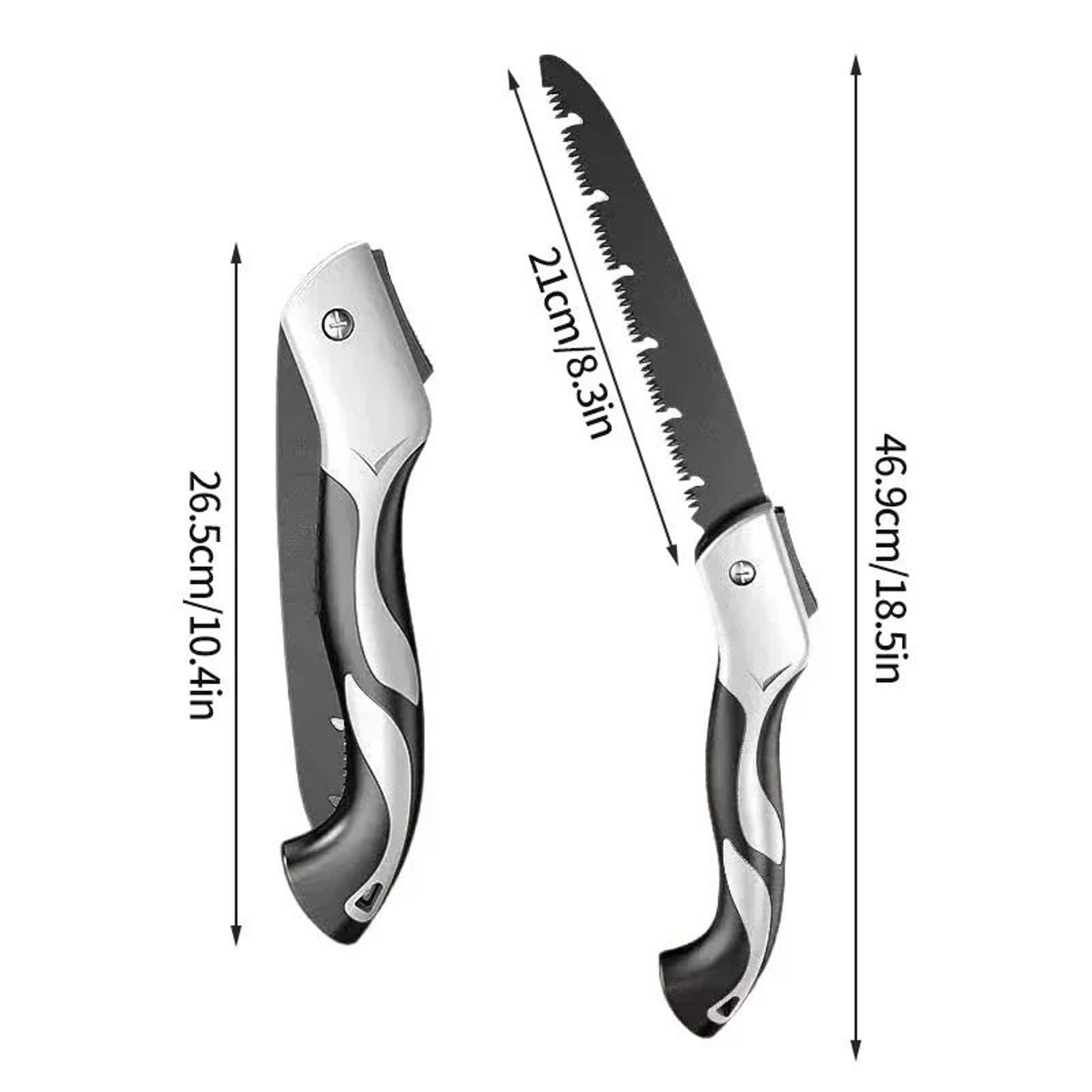 Folding Hand Saw Multifunctional Garden Pruner Portable Logging Tool 9