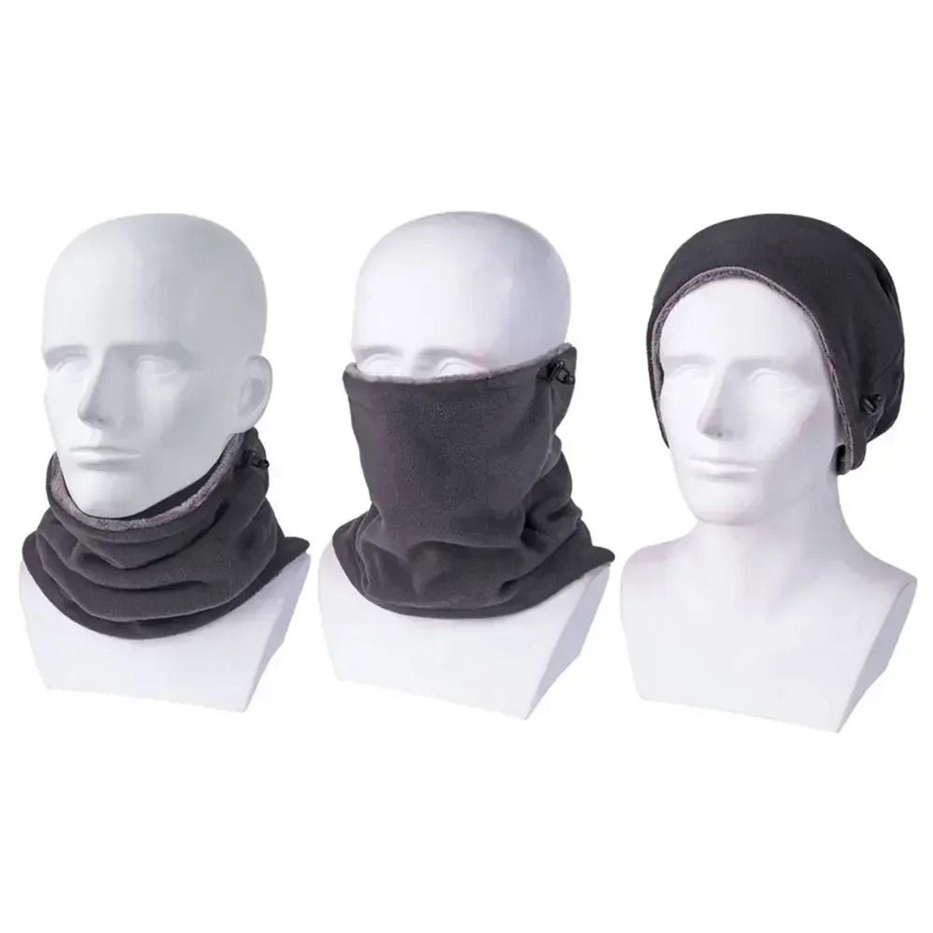 Winter Fleece Motorcycle Face Mask Neck Warmer Windproof Balaclava For Outdoor Sports 1