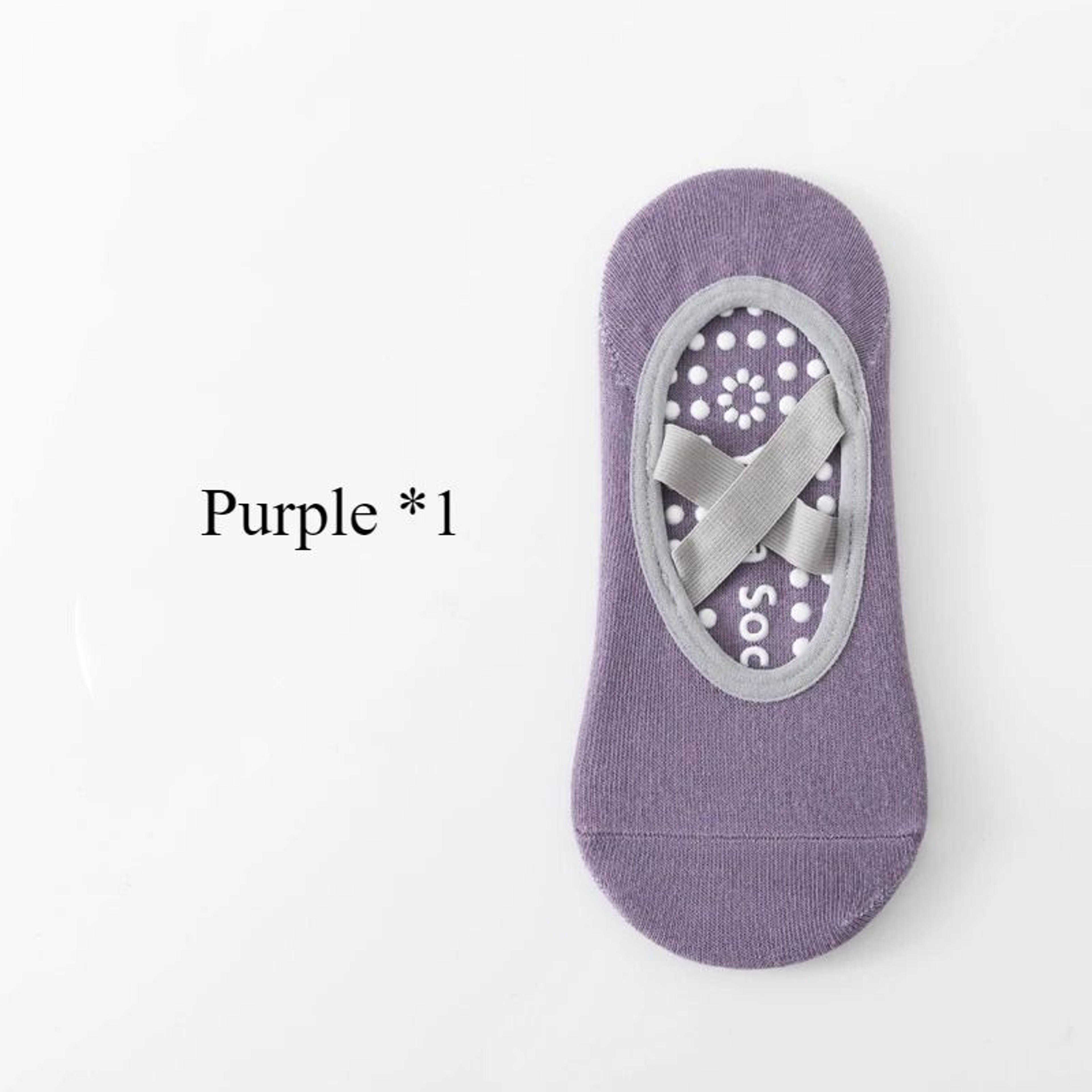 Women Yoga Socks Silicone Anti Slip Ballet Pilates Sport Socks 12