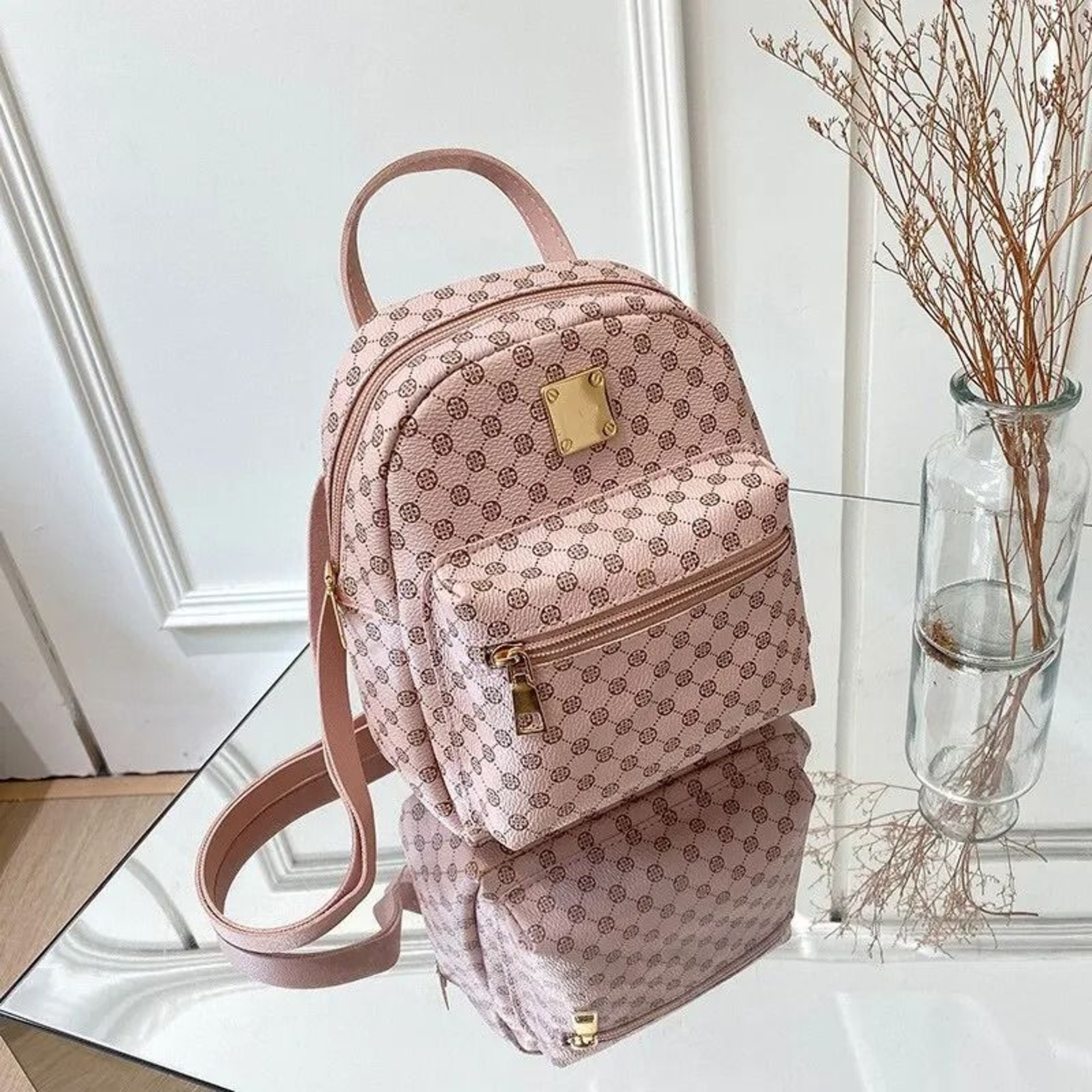 Classic Women Backpack Fashion School Bag Female Daily Shopping Girl Backpacks 7