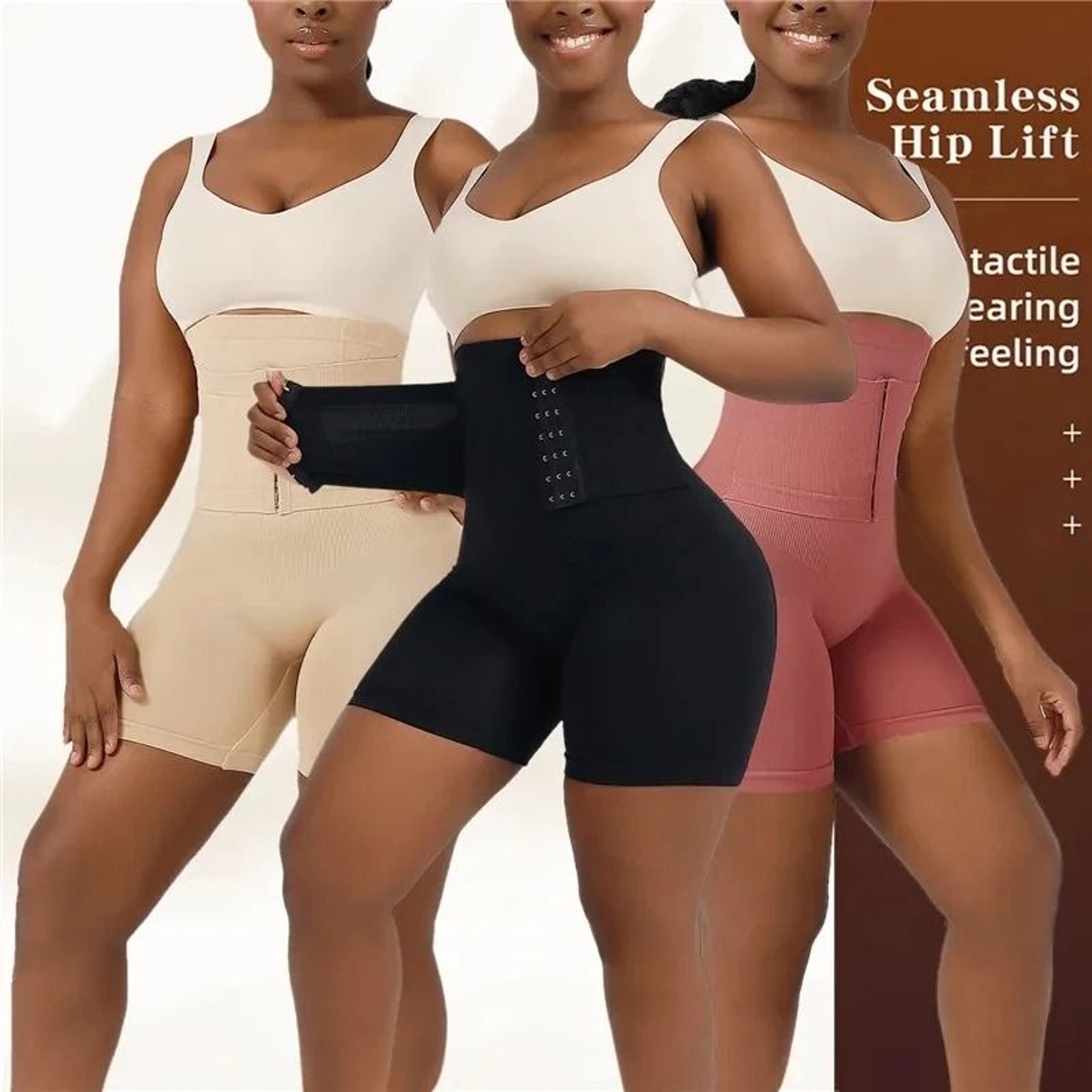 Shapewear For Women Tummy Control Body Shaper Fajas Shorts With Hook Butt Lifter Panties 3