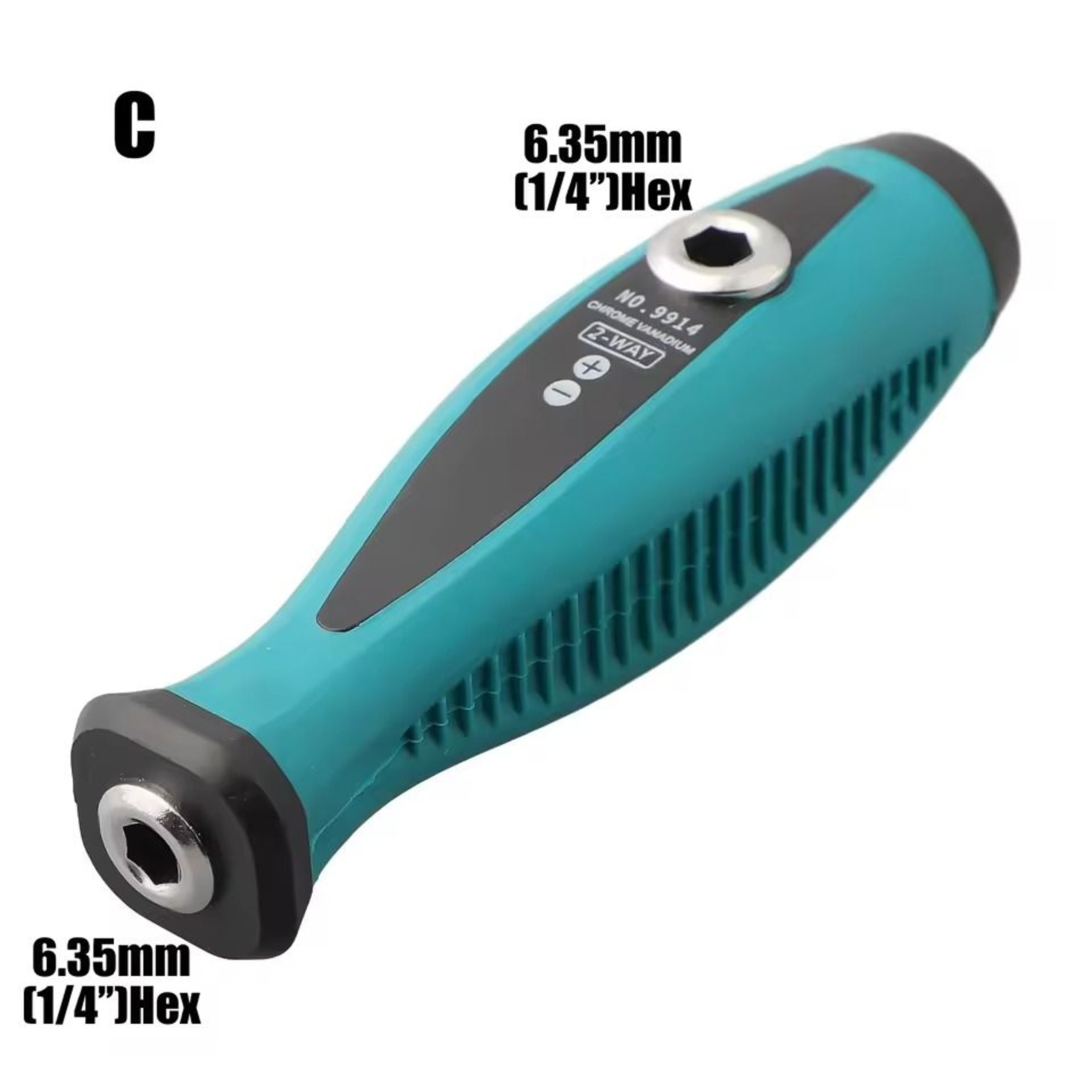 Adapter Screwdriver Handle Bit Holder 635mm To 4mm Hex 5mm Round Adapter 8