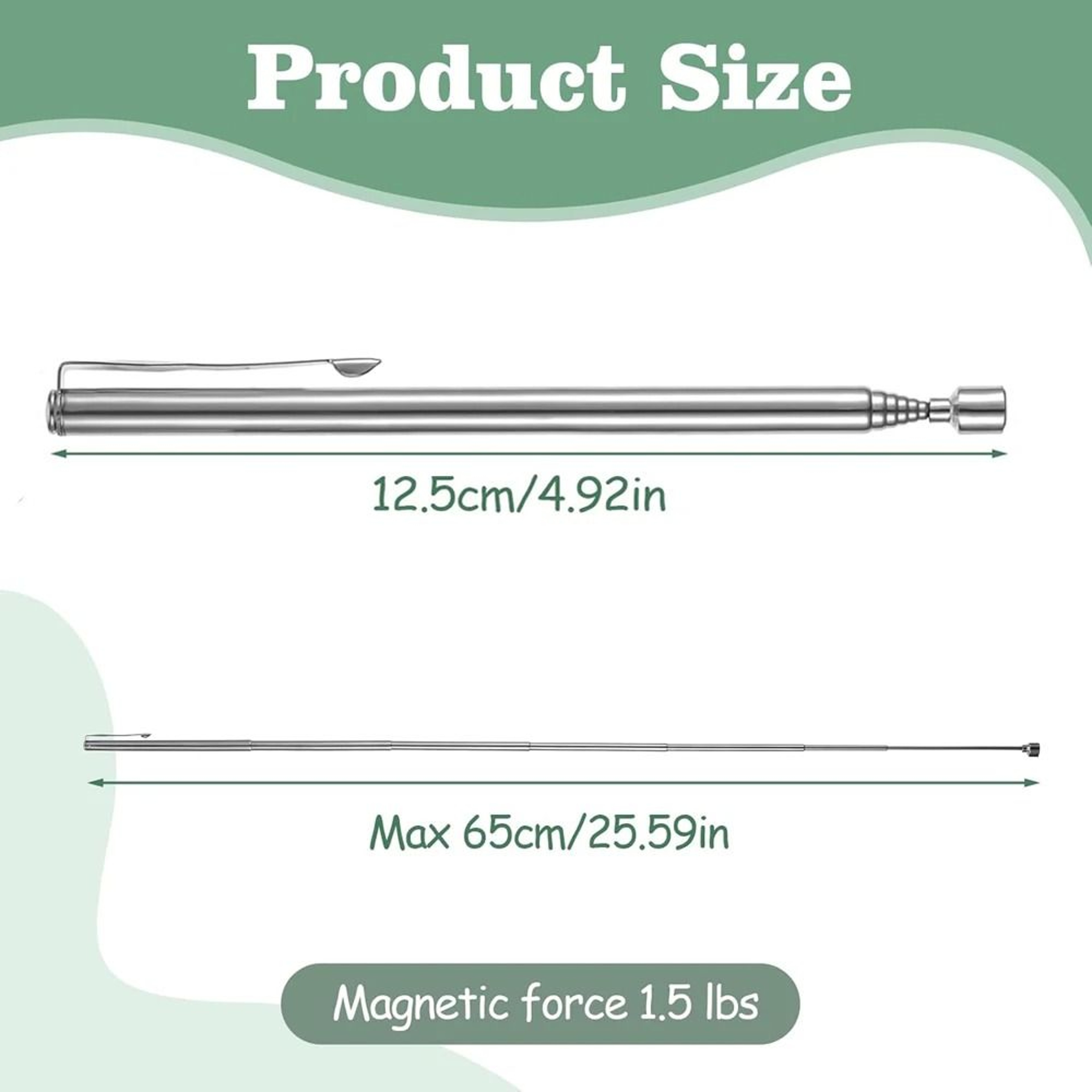 Telescoping Magnetic Pickup Tool Extendable Magnet Pen For Car And Machinery Maintenance 5