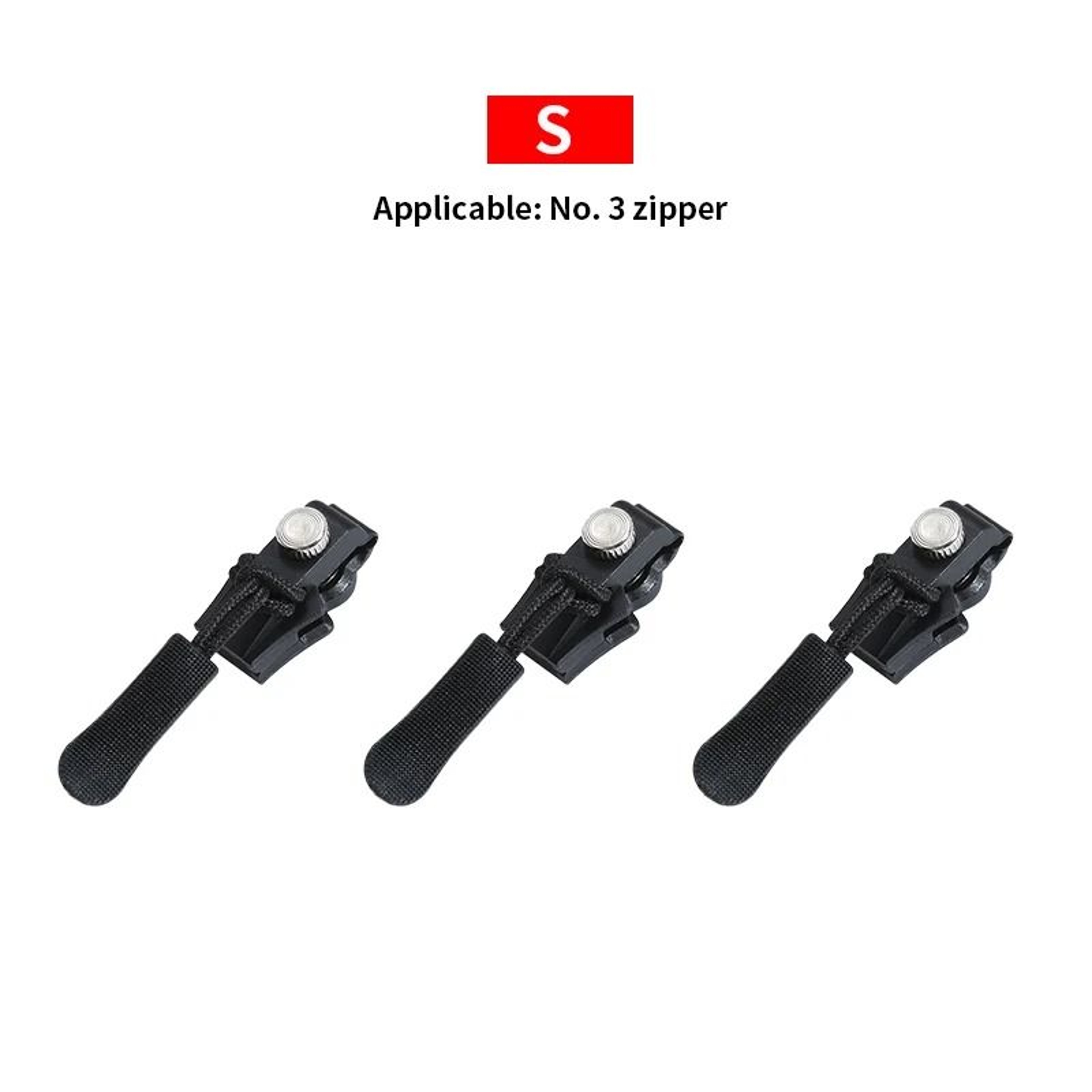 Universal Detachable Metal Zipper Slider Puller Repair Kit For Clothing And Luggage 8