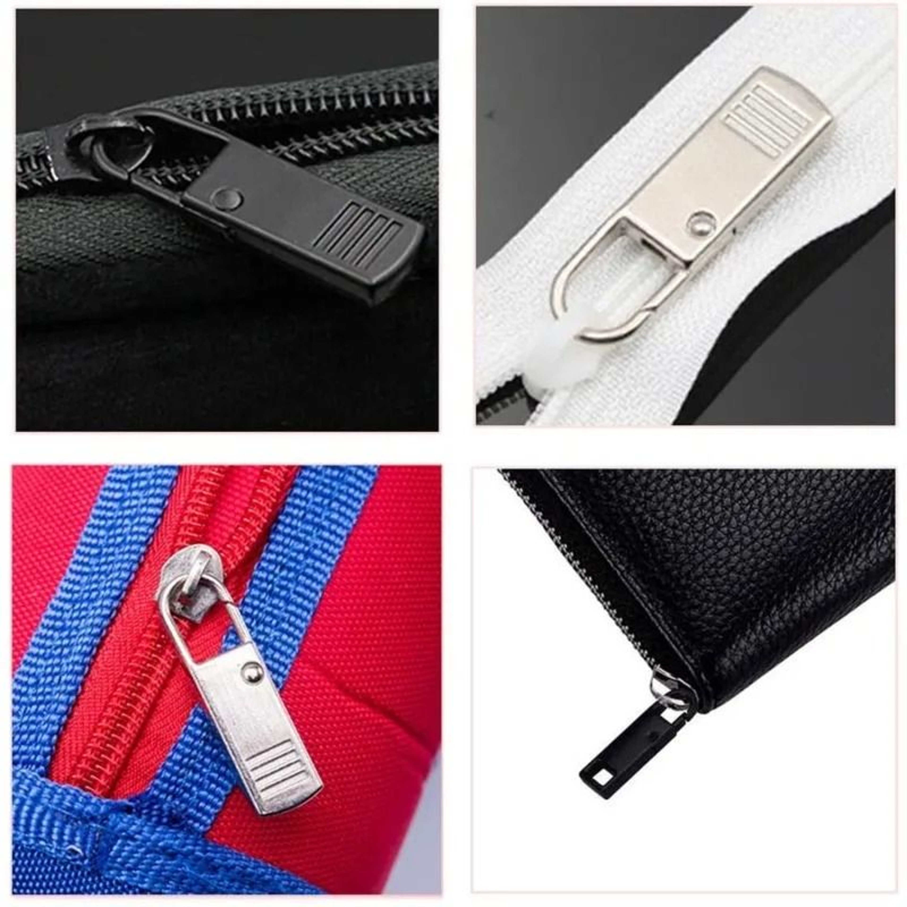 Instant Zipper Repair Kit 5 Or 10 Piece Replacement Sliders For Bags Jackets And Luggage 5