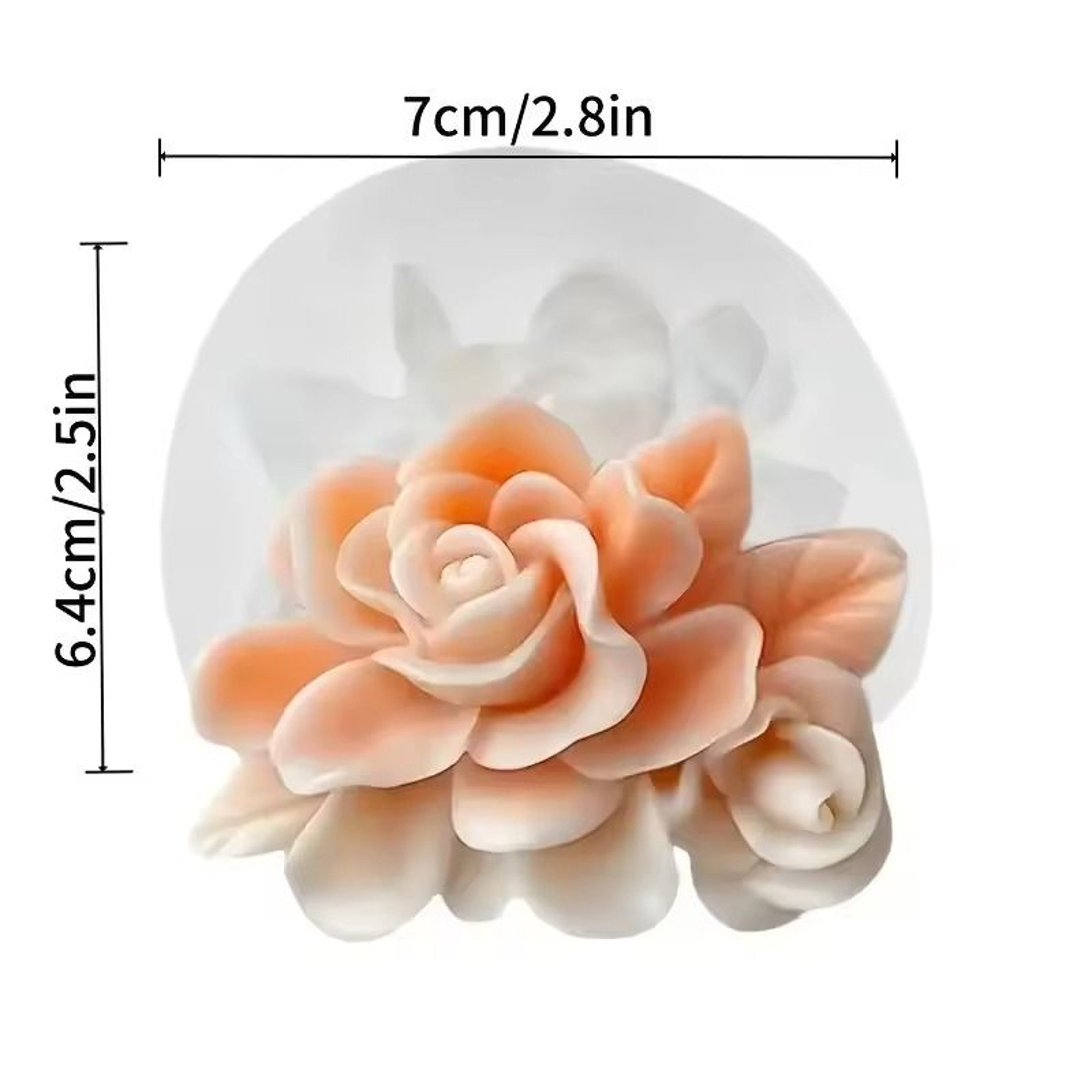 Rosette Leaves Silicone Mold For Cake Chocolate And Sugarcraft 14