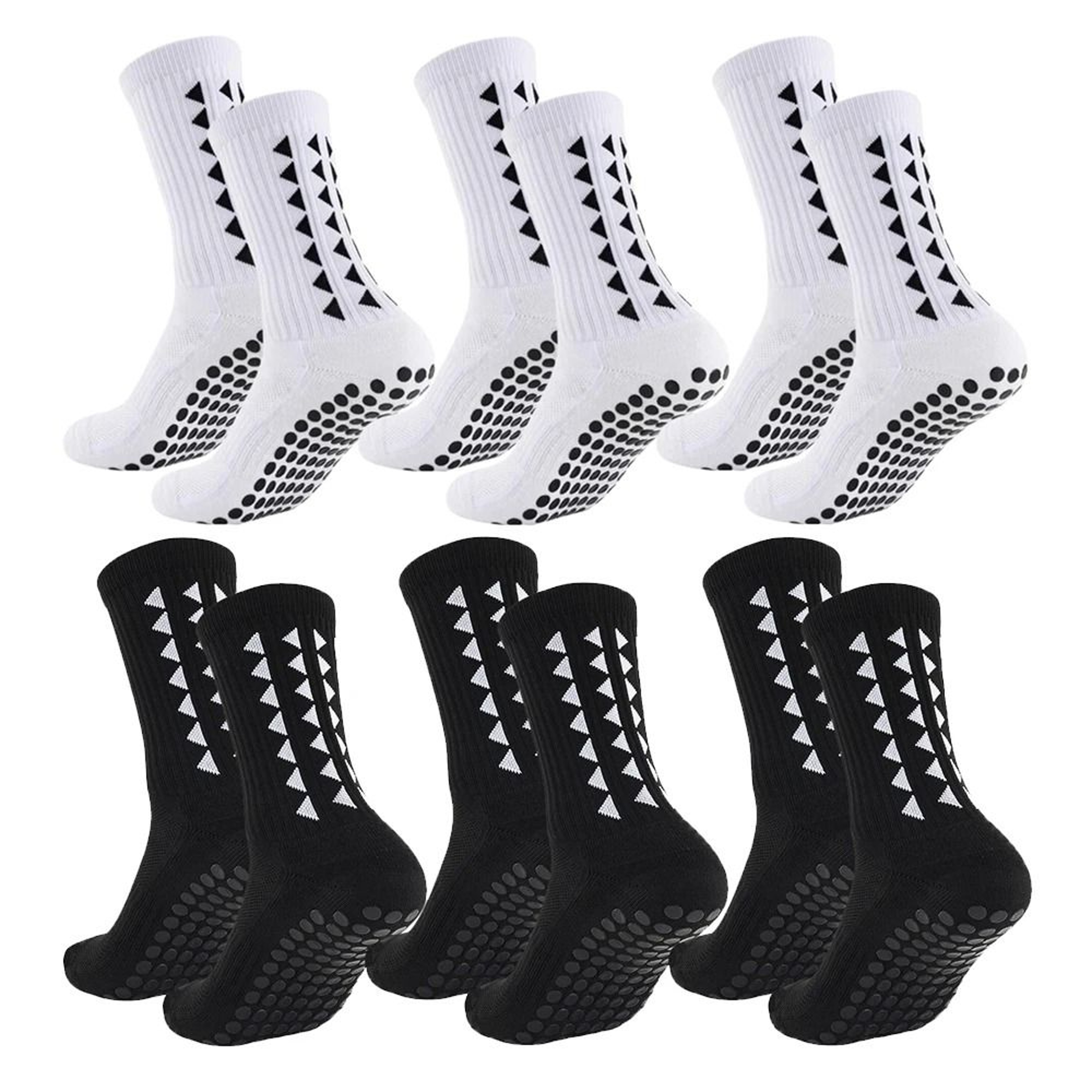 Grip Sports Socks 6 Pairs Unisex Towel Bottom Football Soccer Running 0