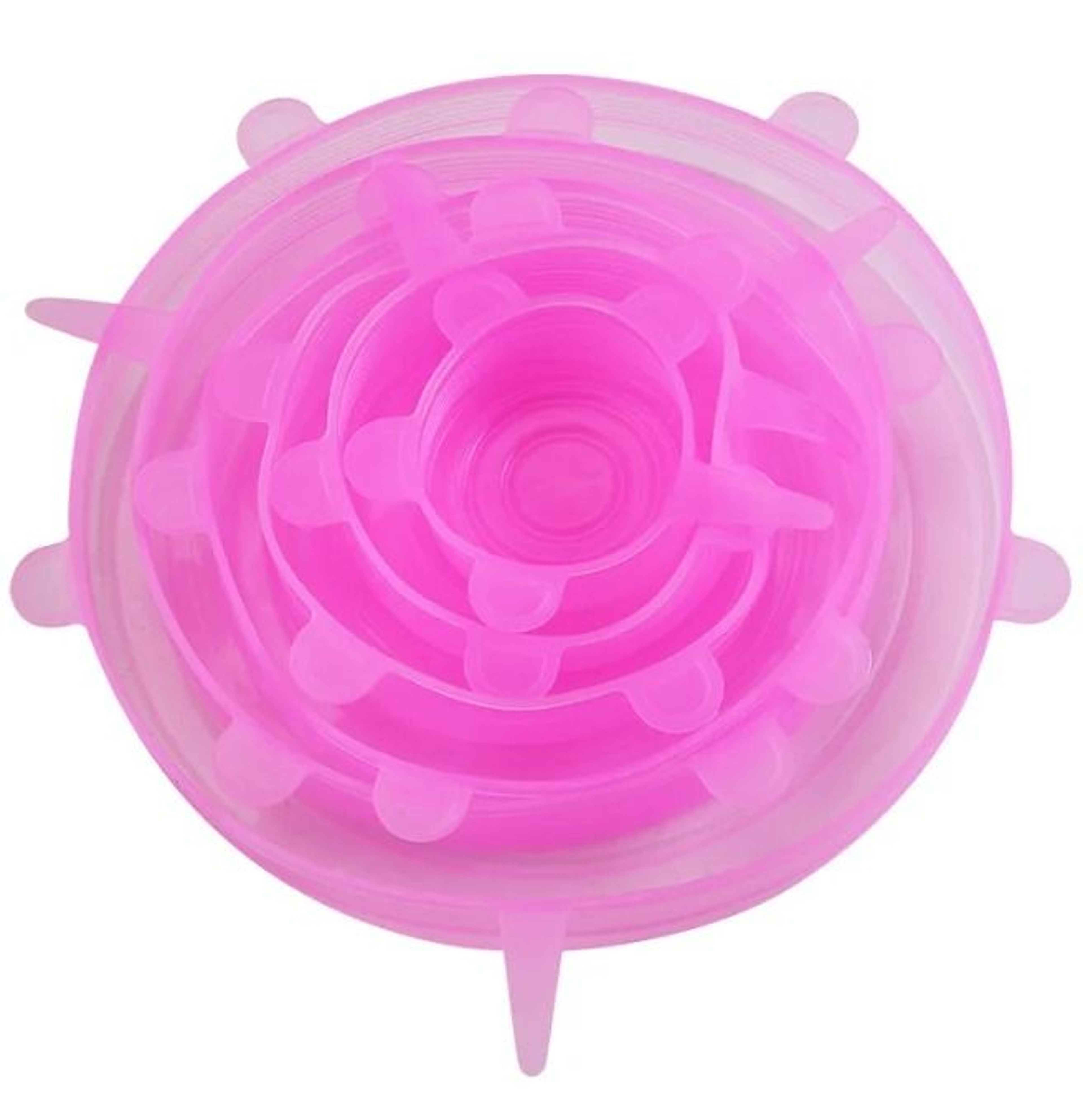Silicone Food Preservation Cover Set 6 Pieces Reusable Stretch Lids 7