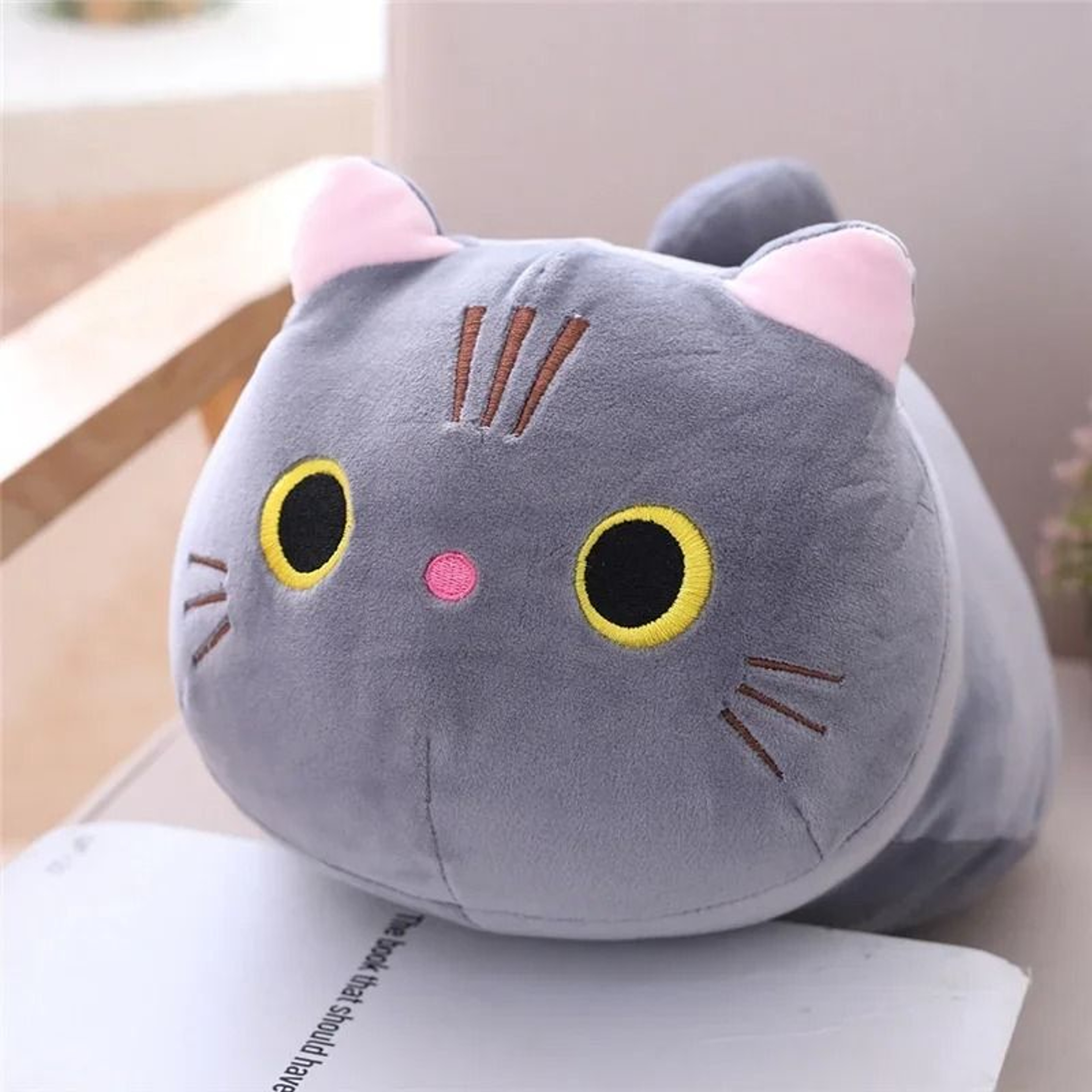 Cute Soft Cat Plush Pillow 20 Cm Sofa Cushion 5