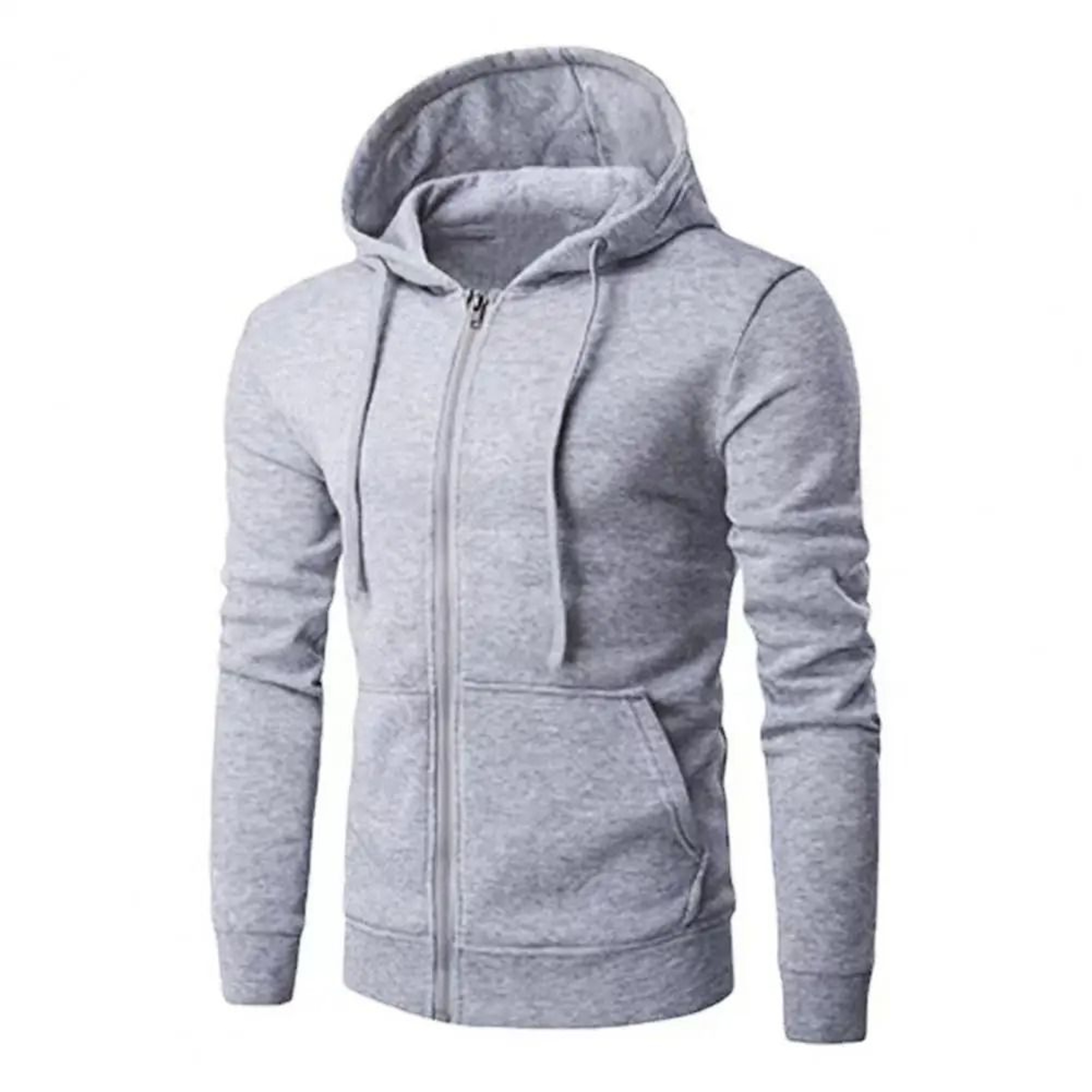 Autumn Men Sweatshirt Long Sleeve Zipper Hoodie Slim Fit 11
