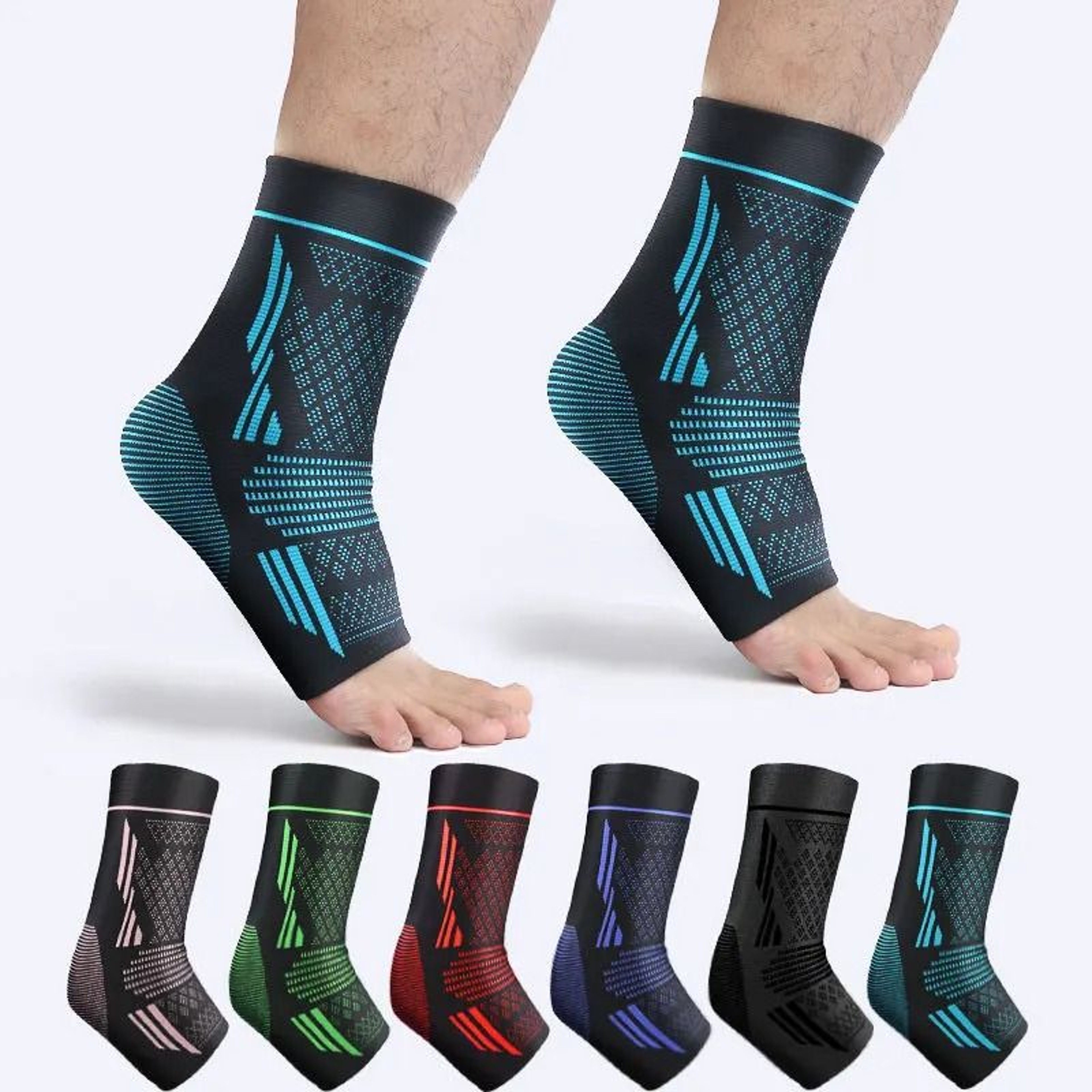 Sports Ankle Protector Compression Support Sleeve 0