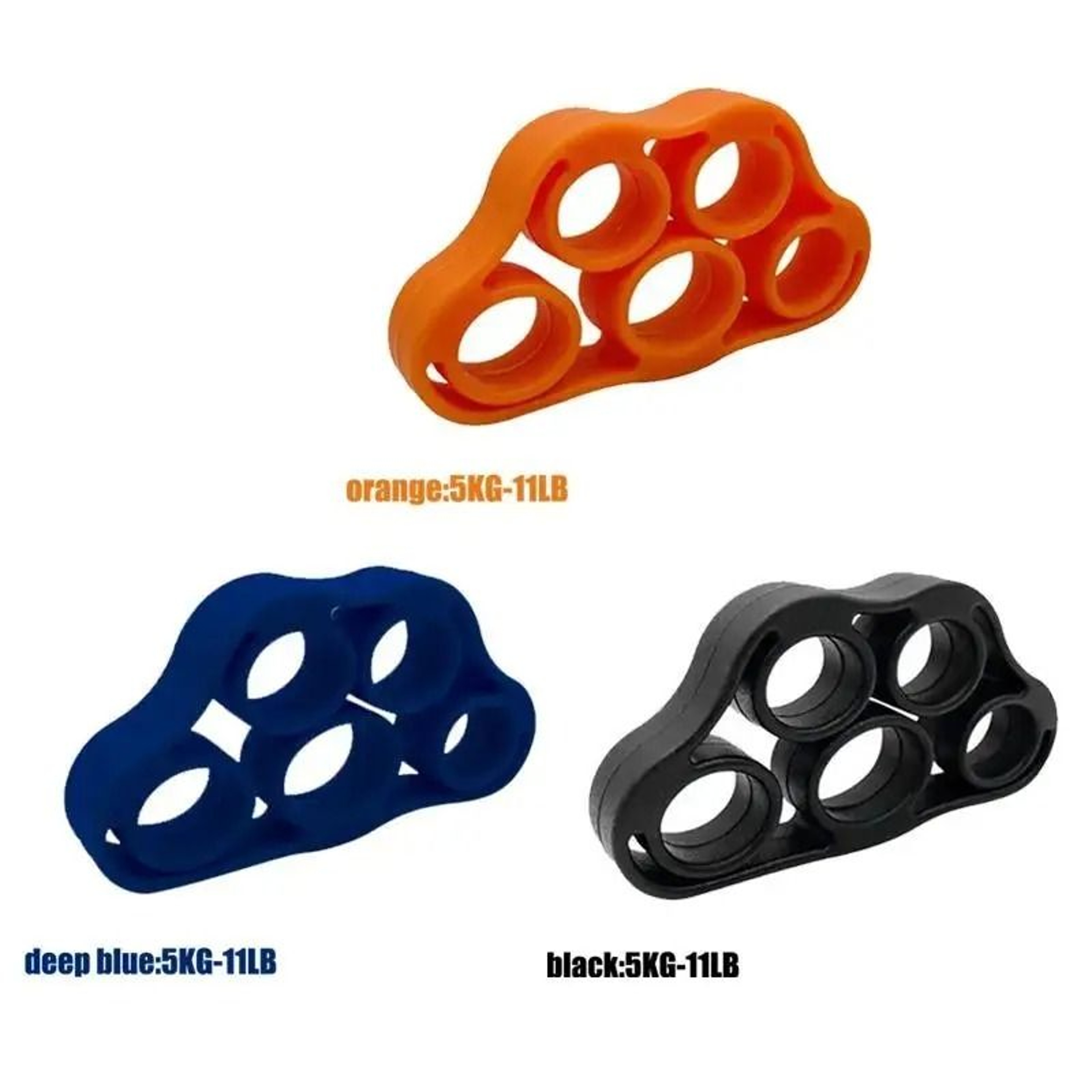 Hand Gripper Finger Expander Resistance Bands Set 15