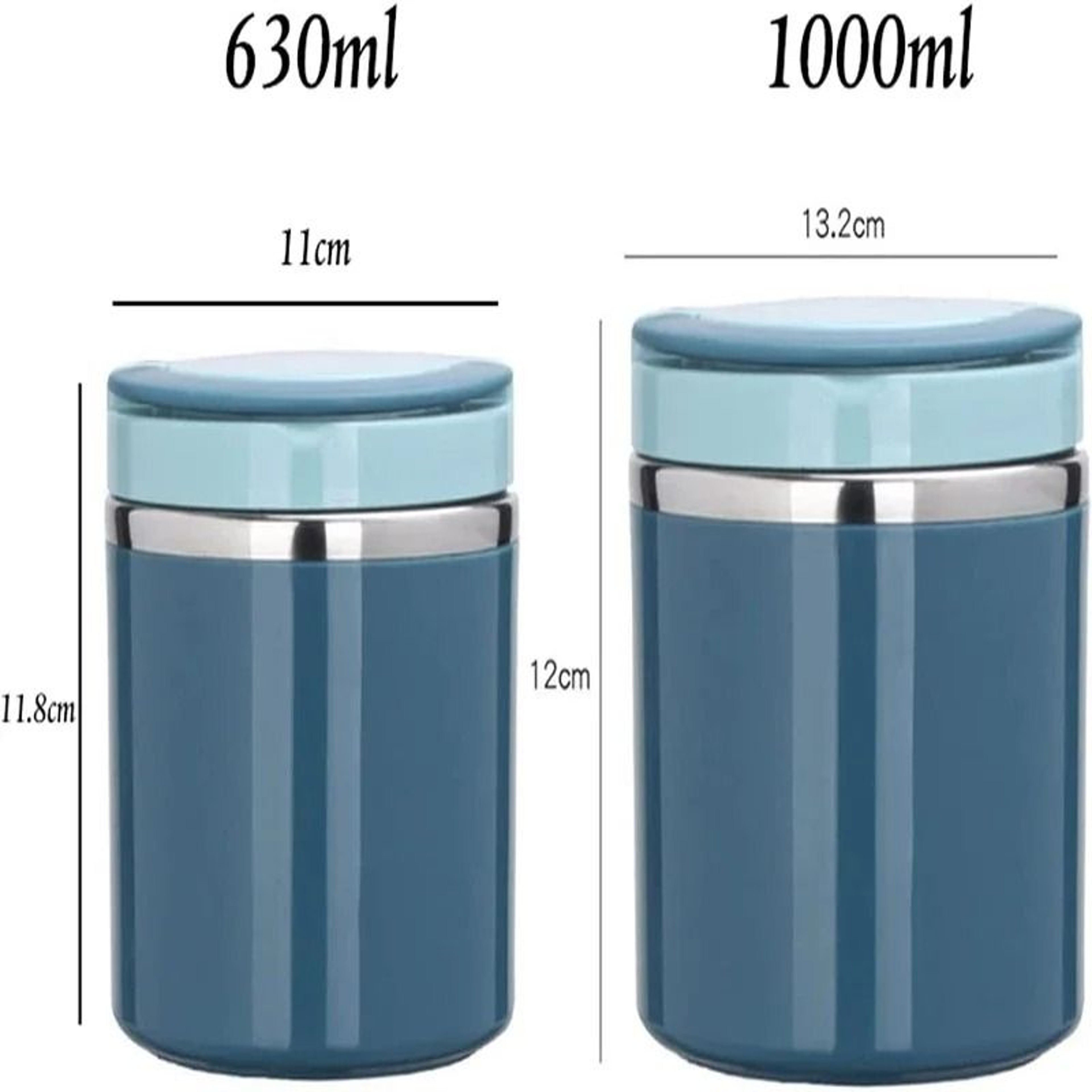 300 Ml  1000 Ml Food Thermal Jar Insulated Lunch Box Stainless Steel 1