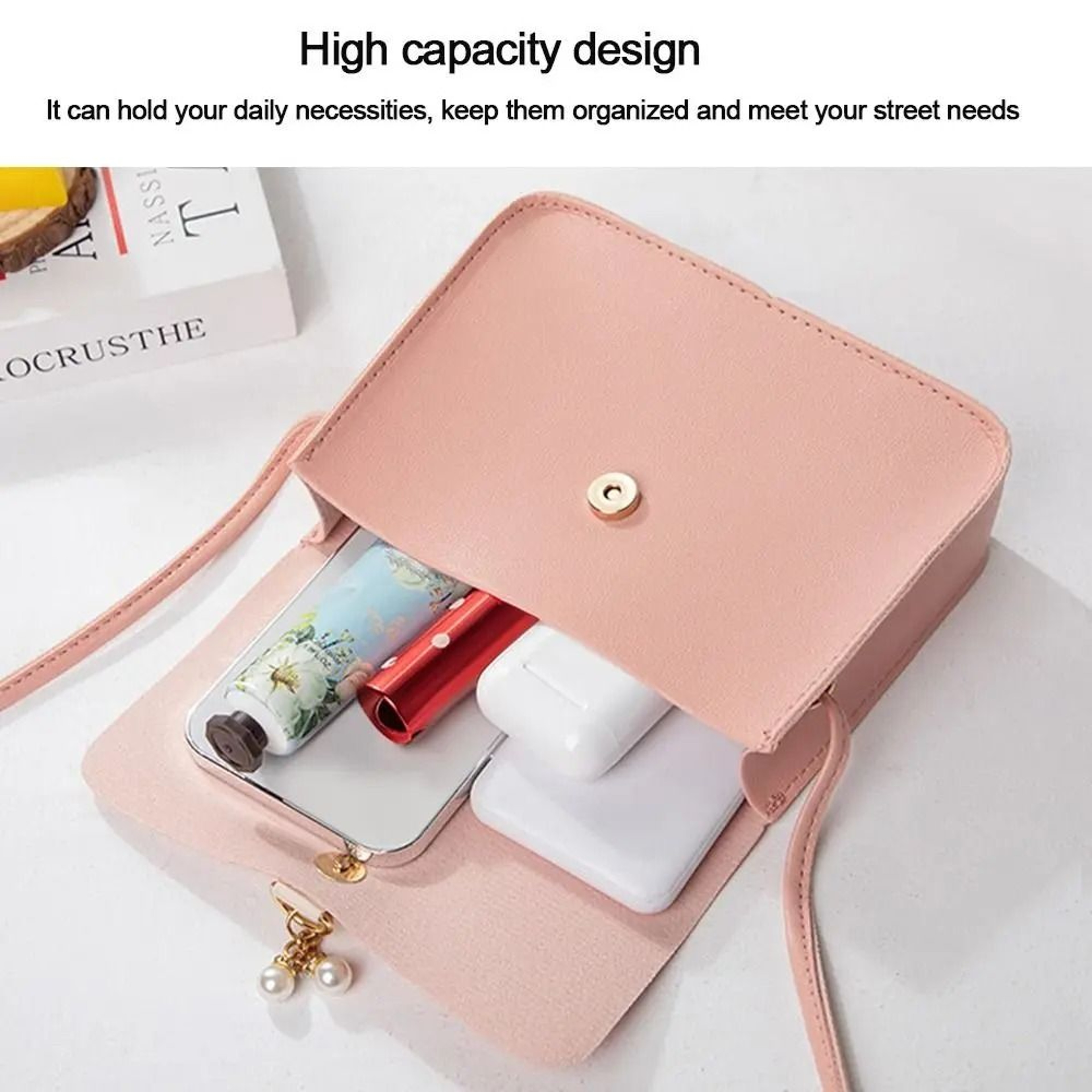 Small Square Crossbody Bag For Women And Girls Mini Travel Handbag 2