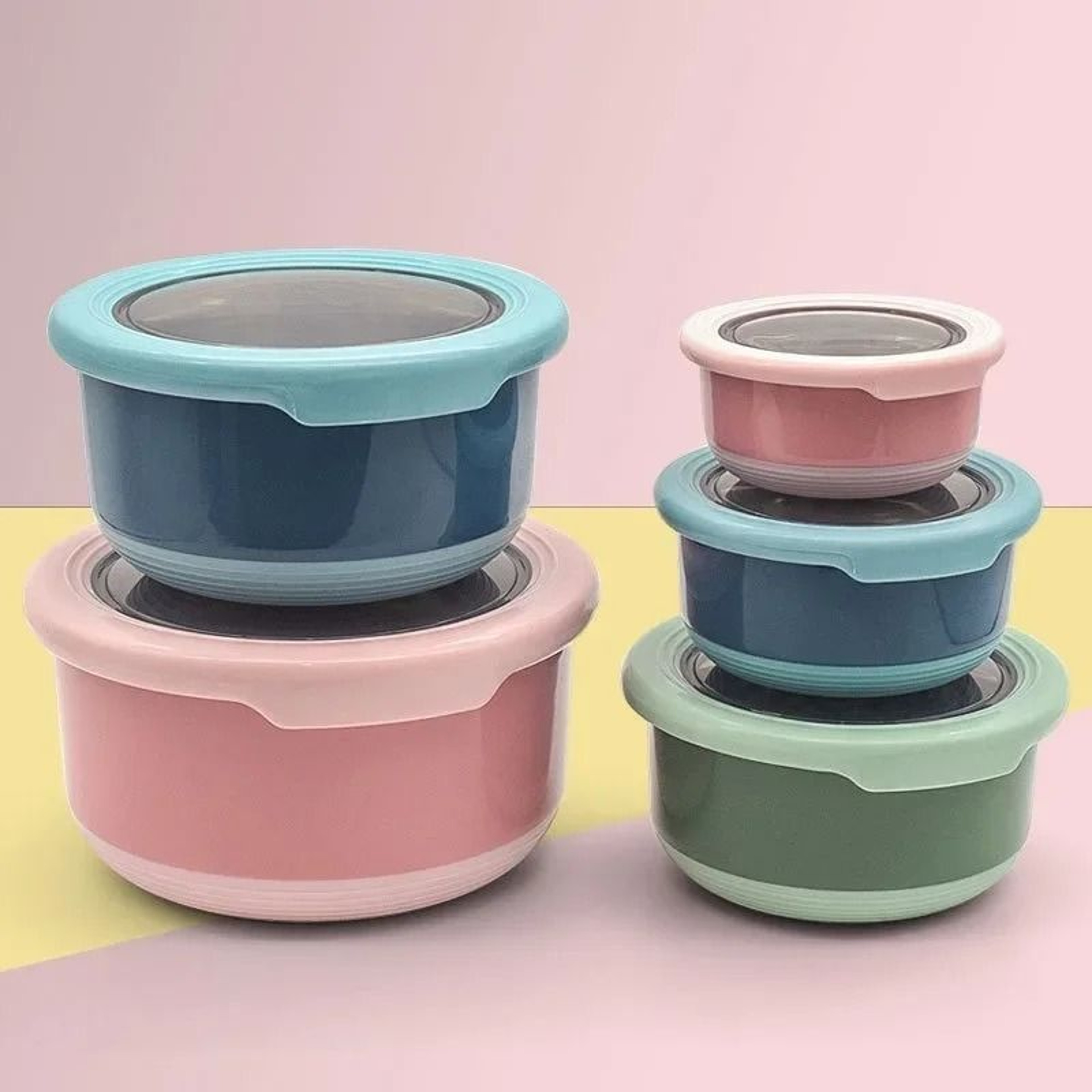 Stainless Steel Food Sealing Bowl Lunch Box With Lid 2