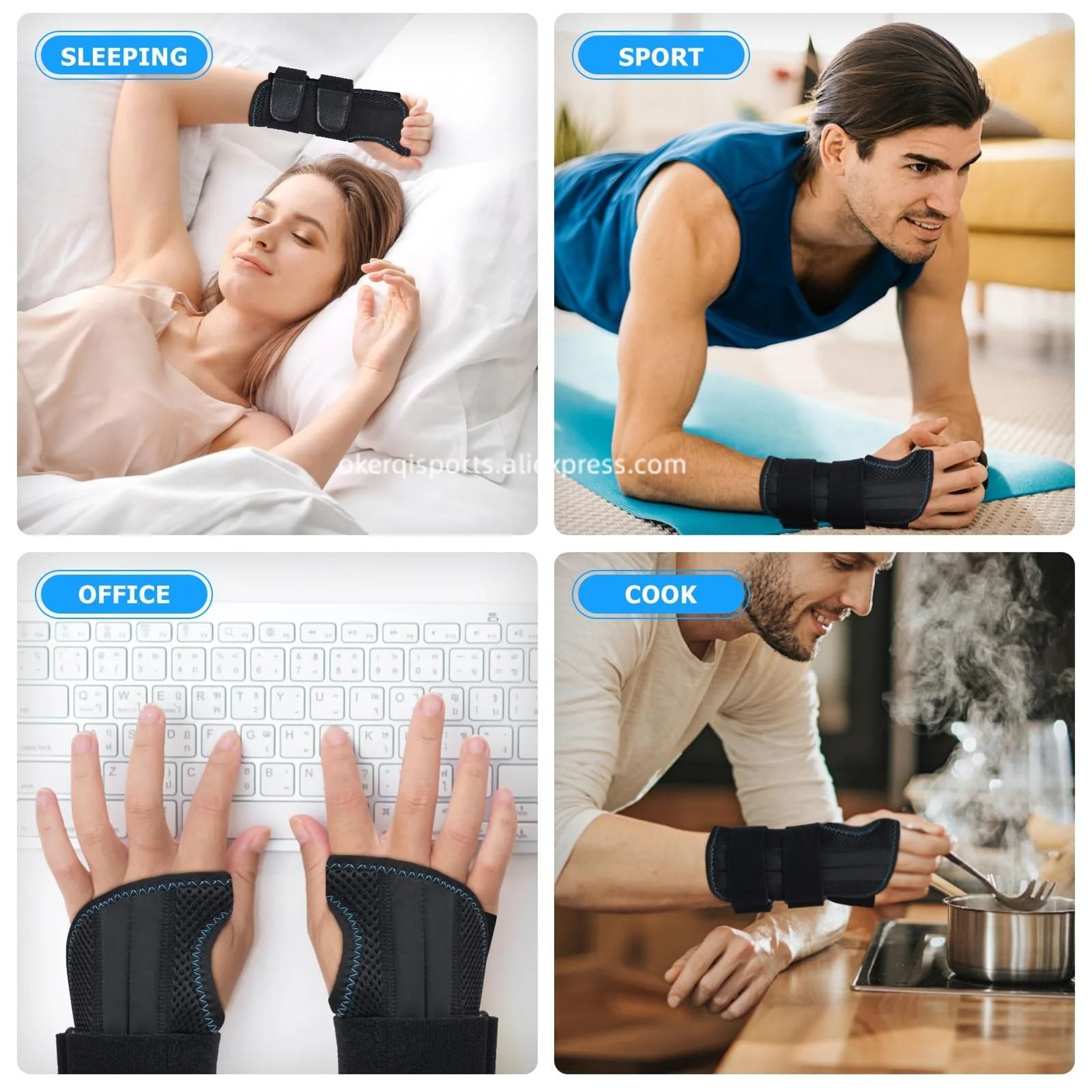 Adjustable Wrist Support Brace For Fitness And Pain Relief 2