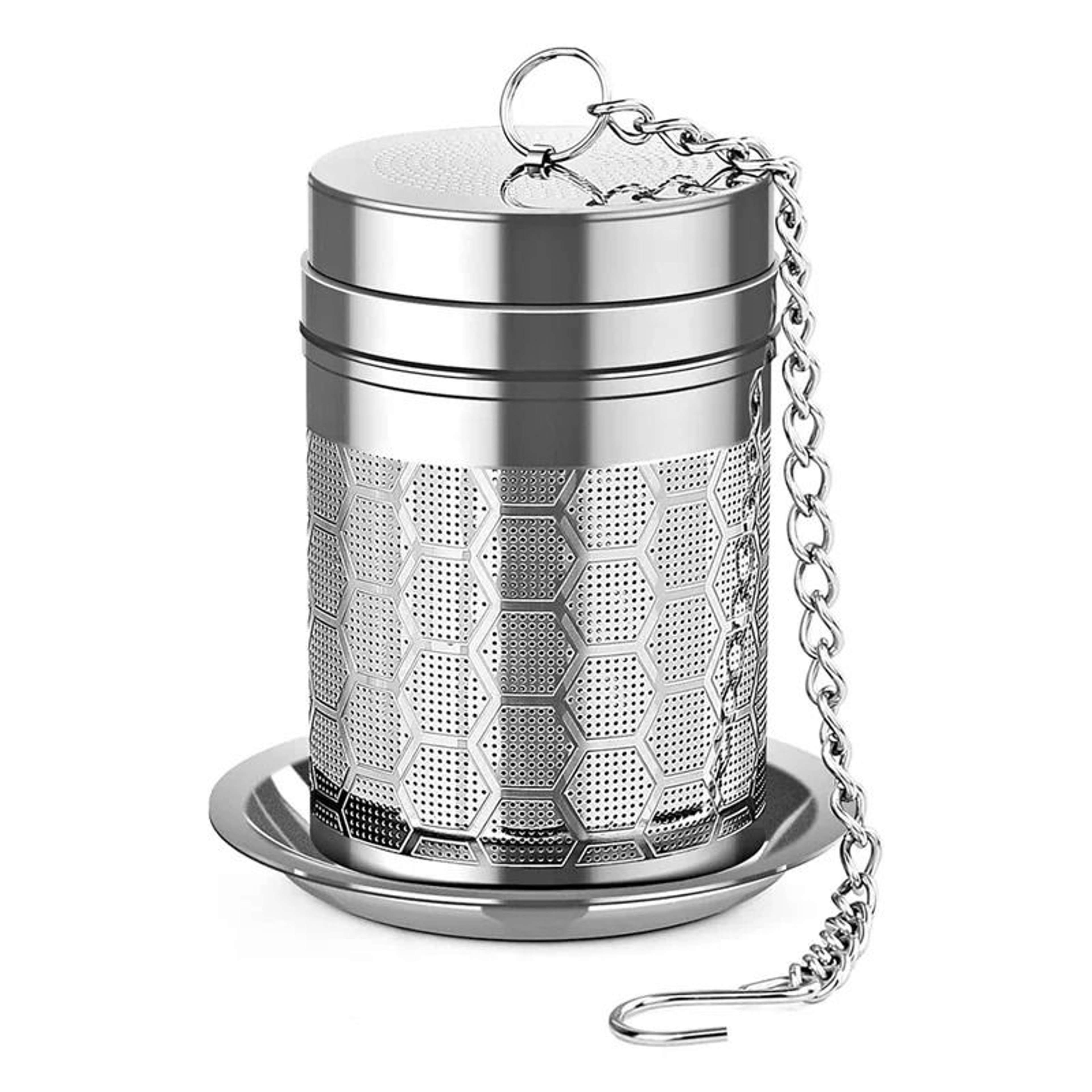Extra Fine Mesh Stainless Steel Tea Infuser With Extended Chain 6