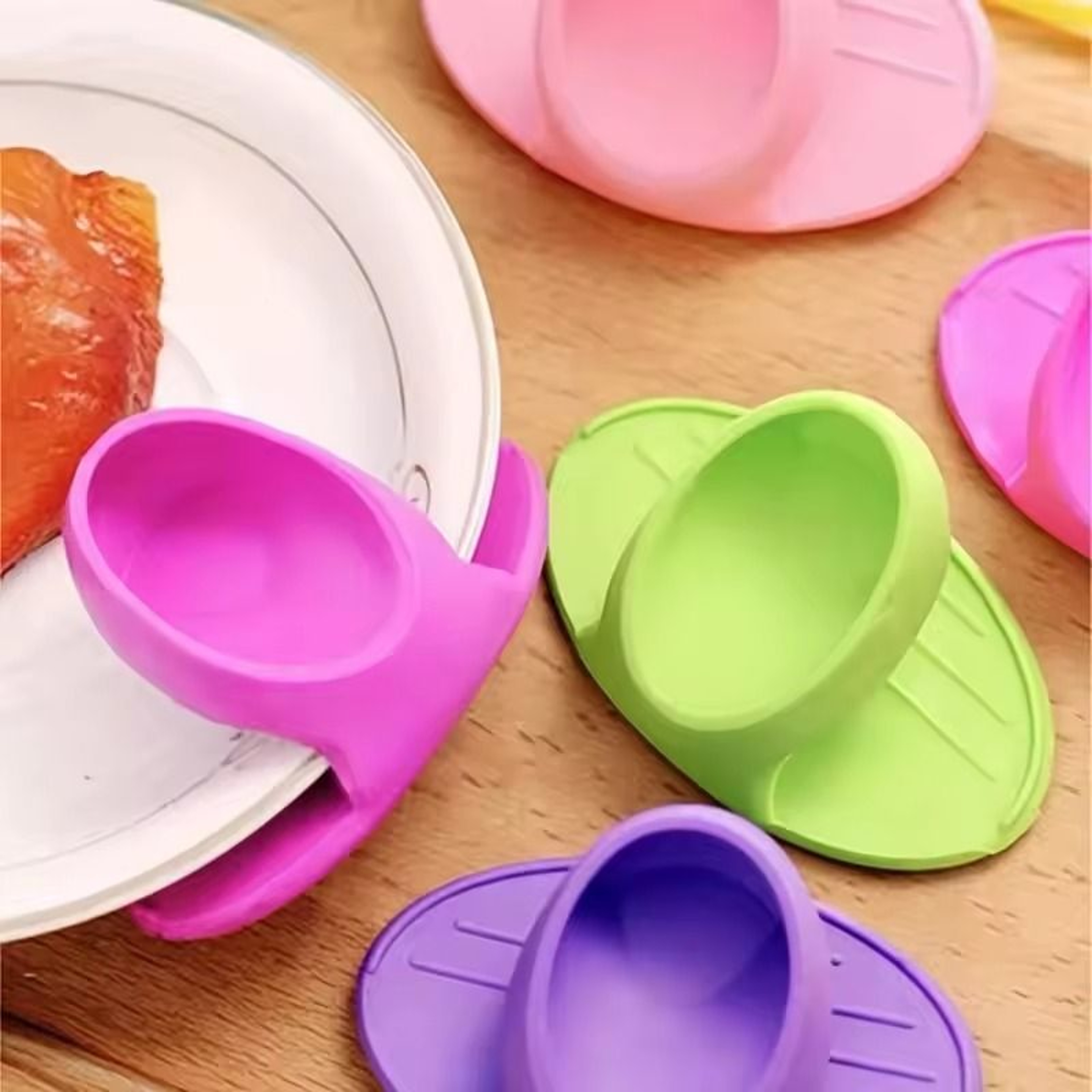 Silicone Insulated Finger Covers Heat Resistant Gloves 0