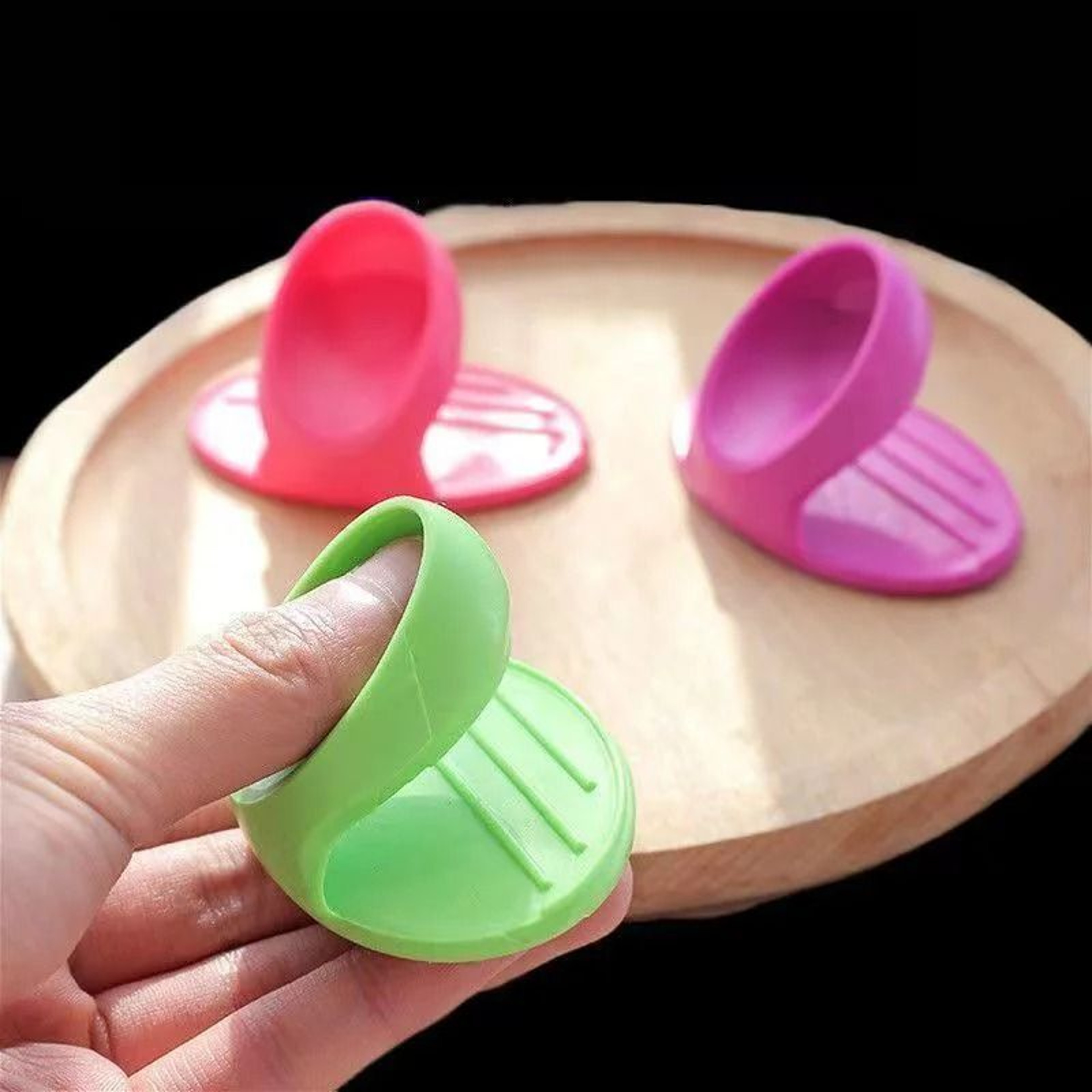 Silicone Insulated Finger Covers Heat Resistant Gloves 4