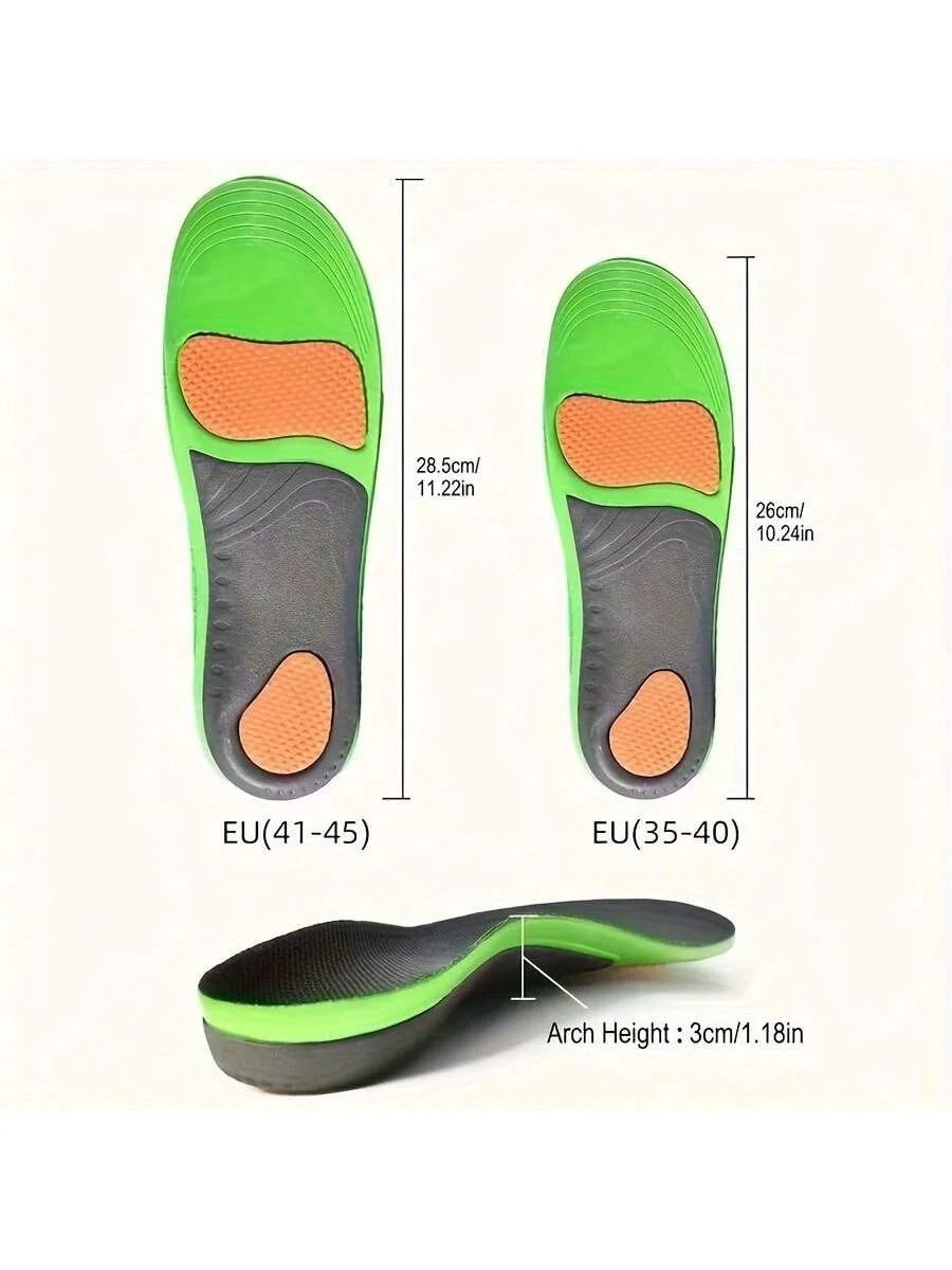 Arch Support Insoles For Sports And Flat Feet Shock Absorbing Orthopedic Foot Pads 6