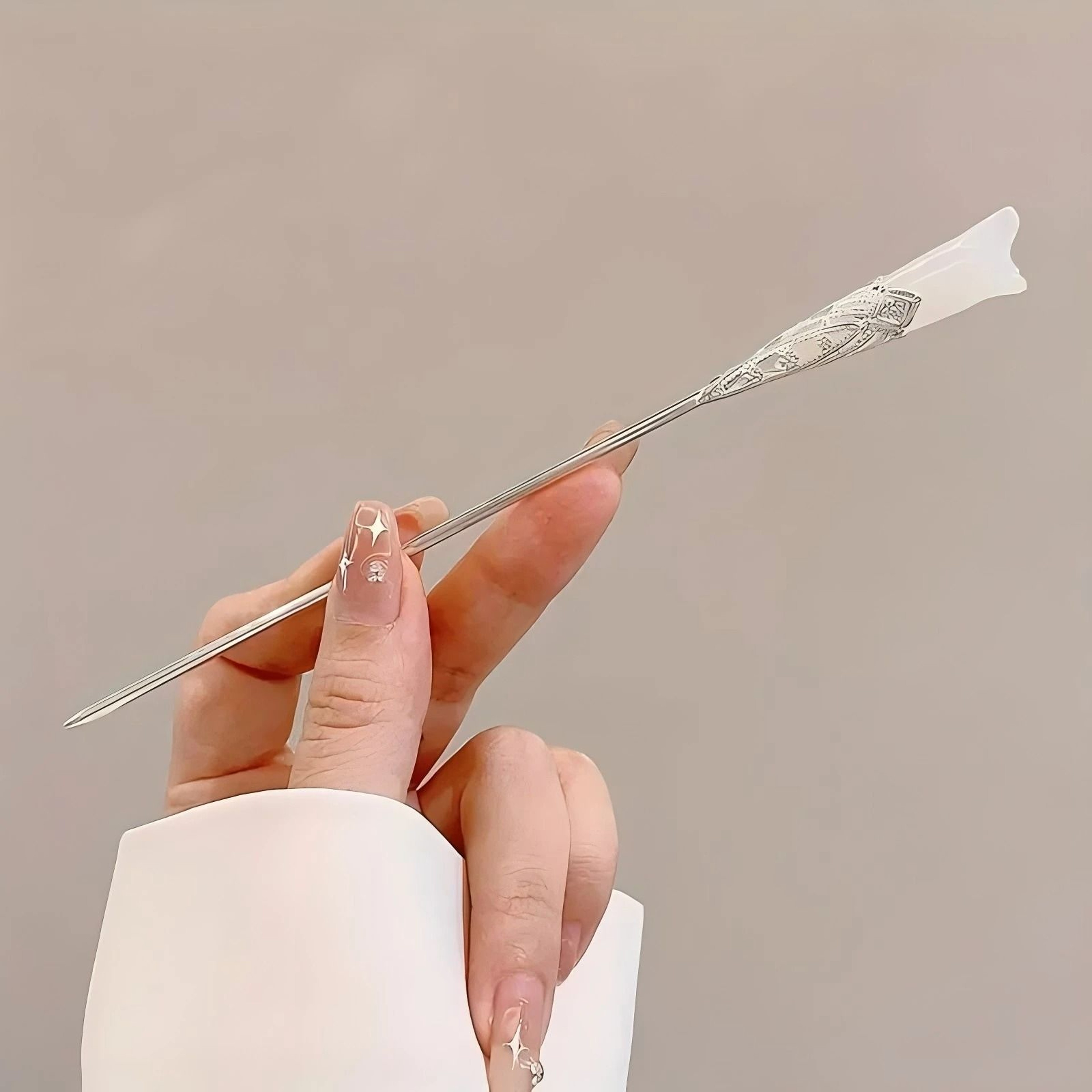Elegant Chinese Style Tassel Hair Stick Traditional Floral Hairpin For Women 3