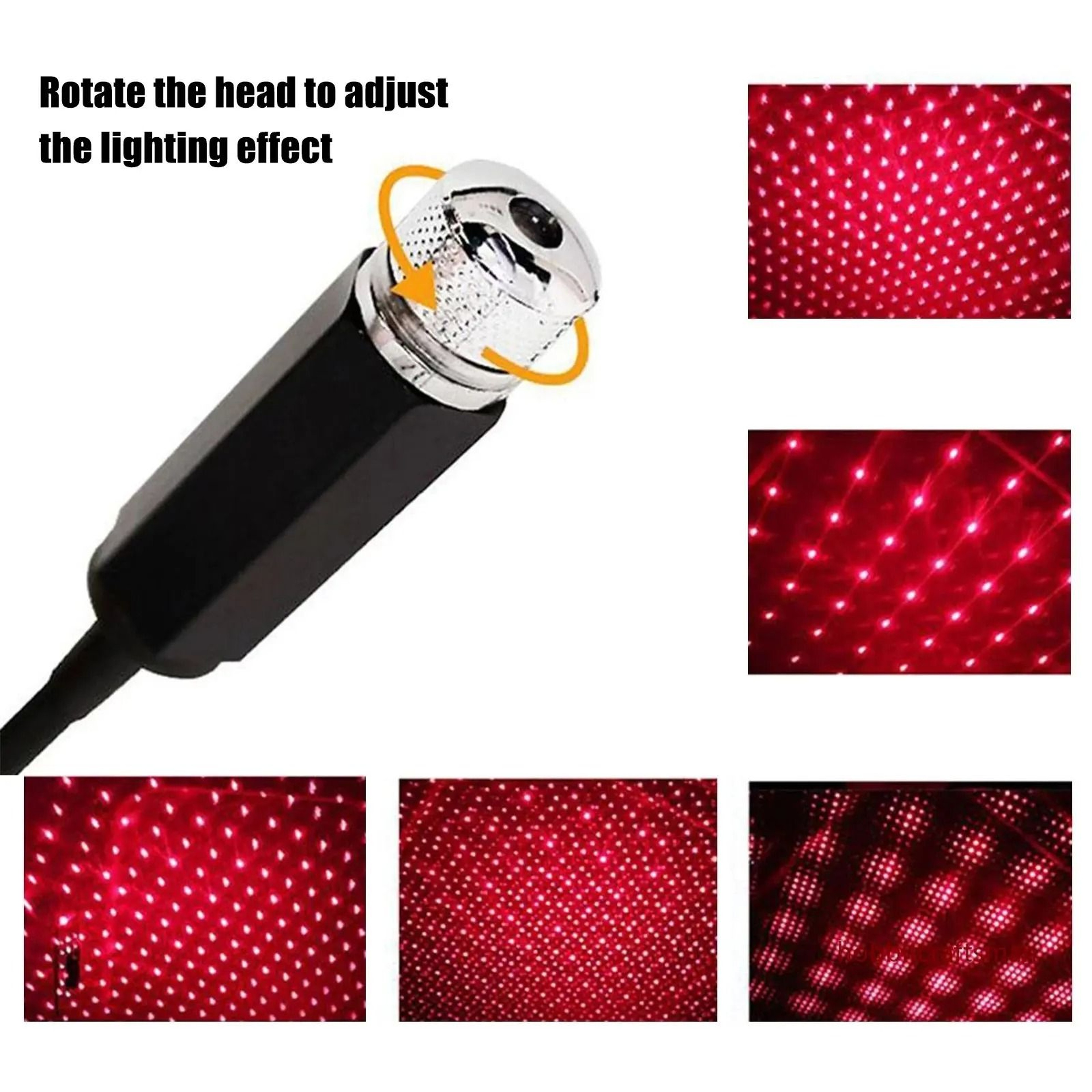Mini LED Car Roof Star Night Light Projector 3