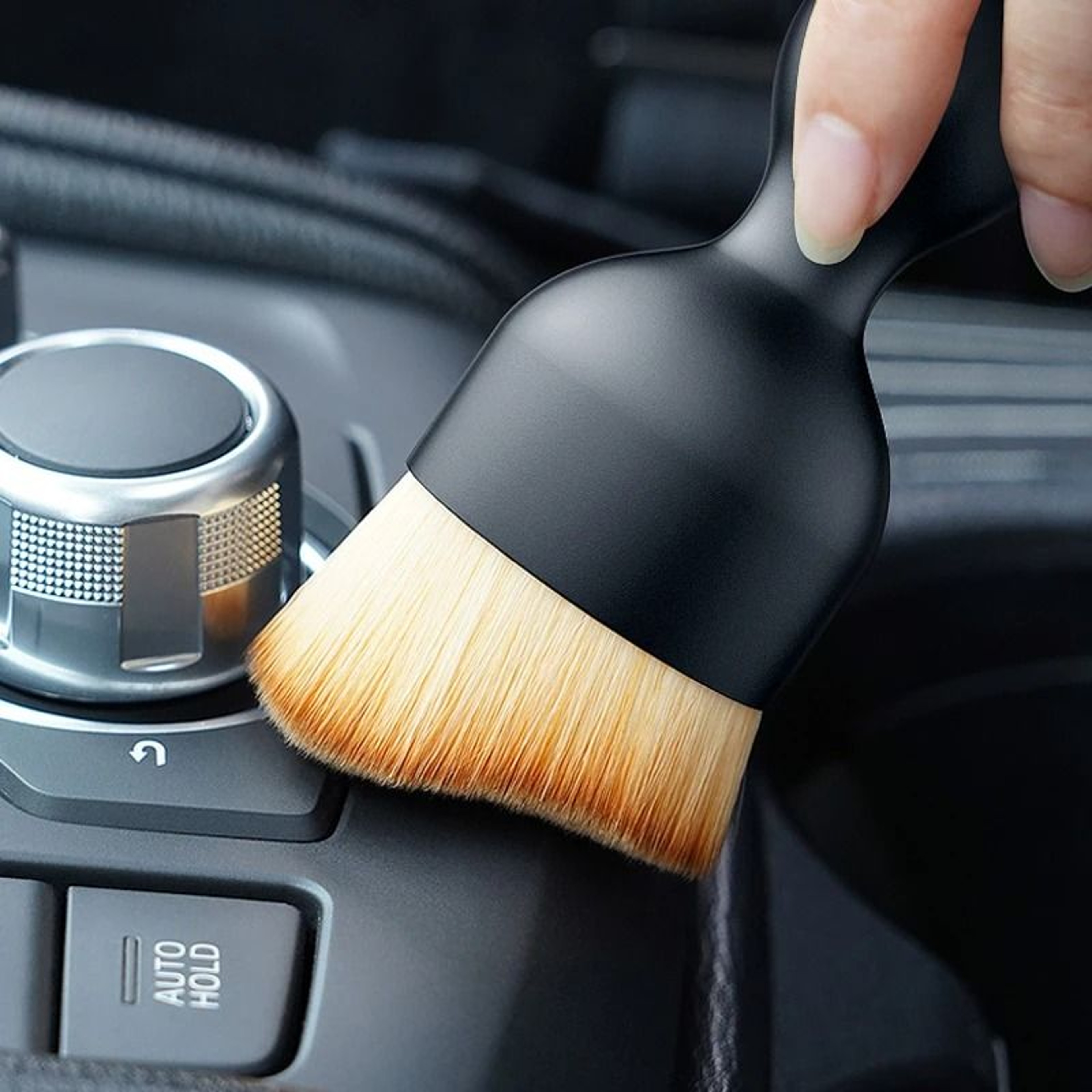 Car Air Vent Cleaning Soft Brush With Protective Casing 6