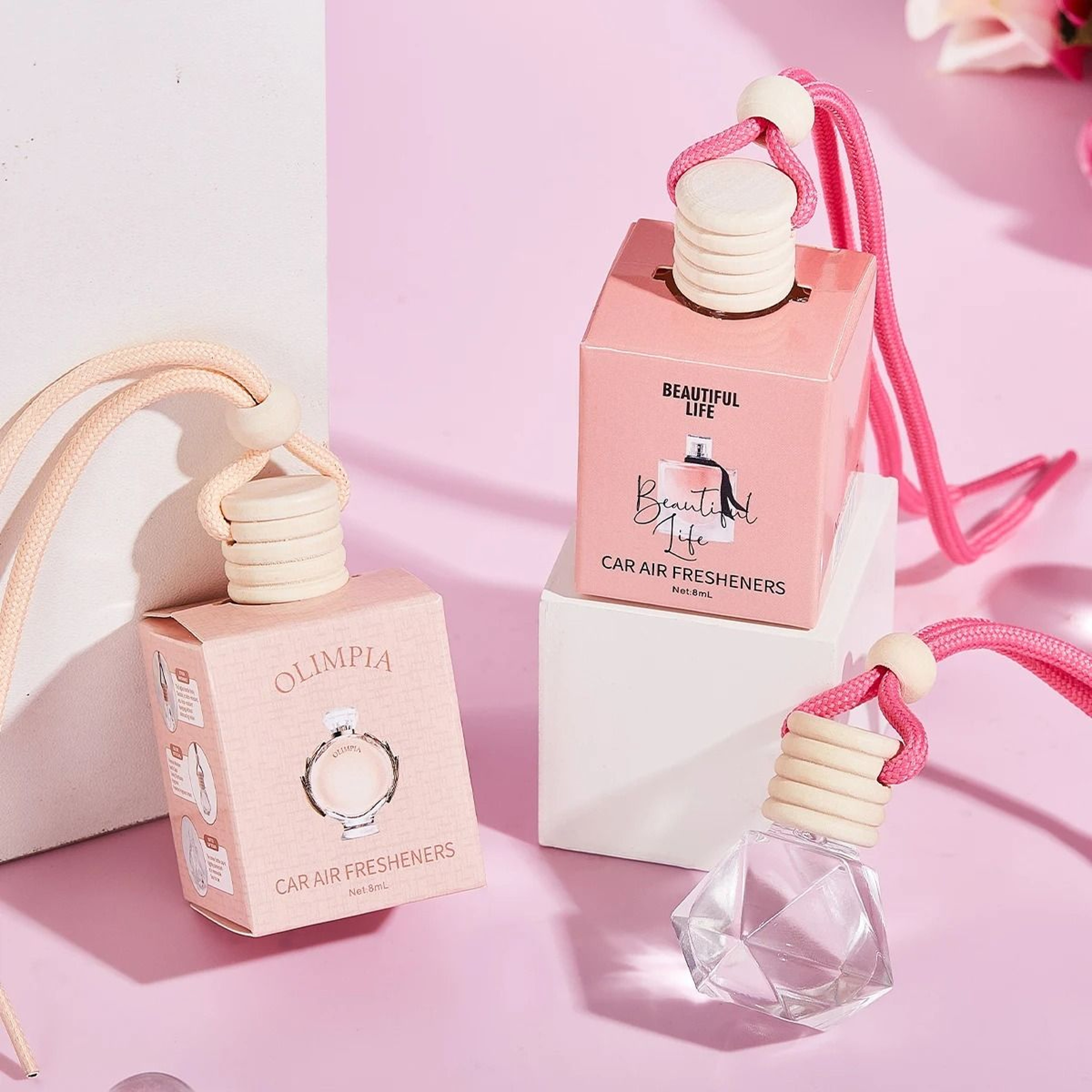 Pink Car Fragrance Pendant Air Freshener 2