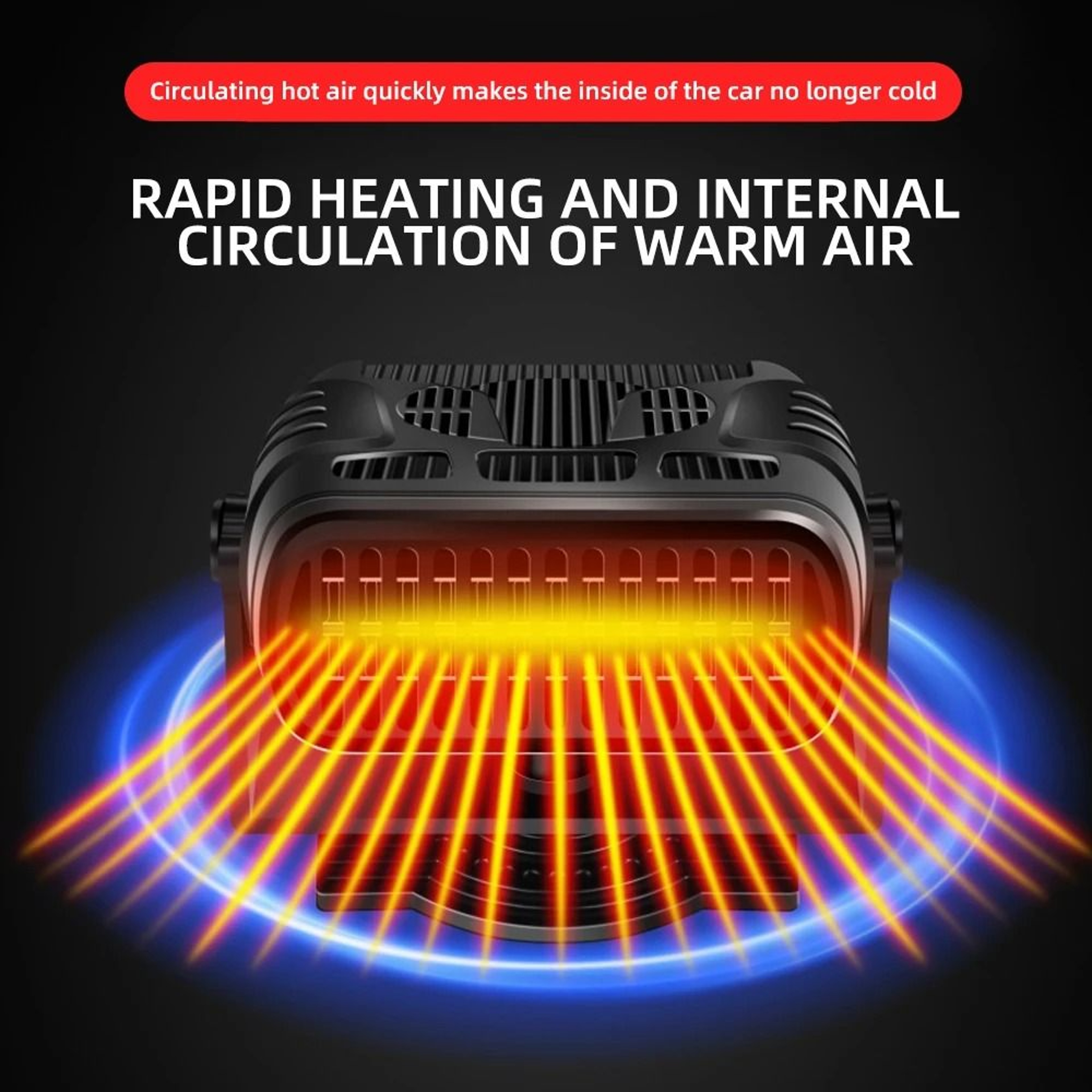 2 In 1 Car Cooling And Heater Fan 12V Or 24V Defogger 1