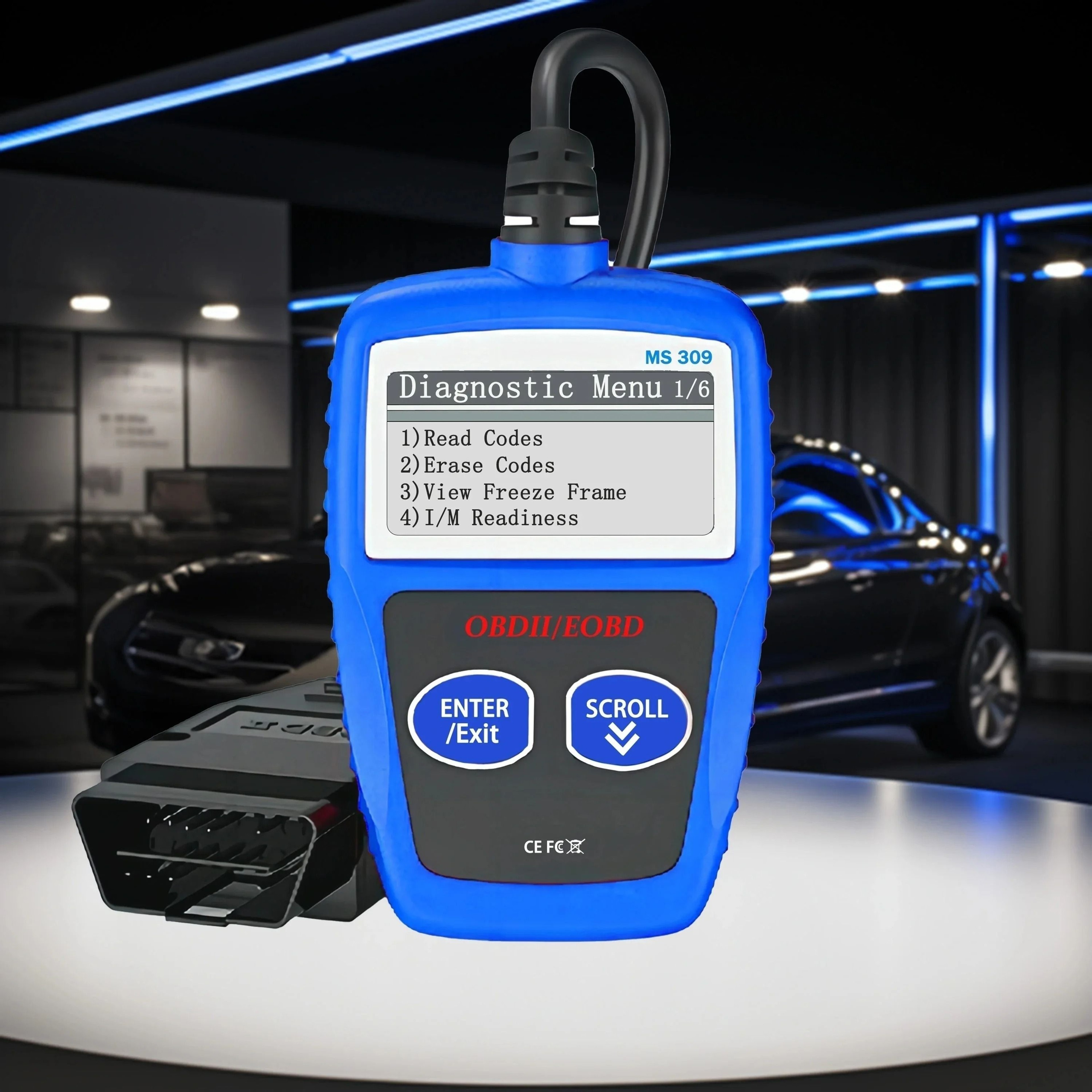 Advanced Car Diagnostic Tool Plus MS309 OBD2 Scanner 3