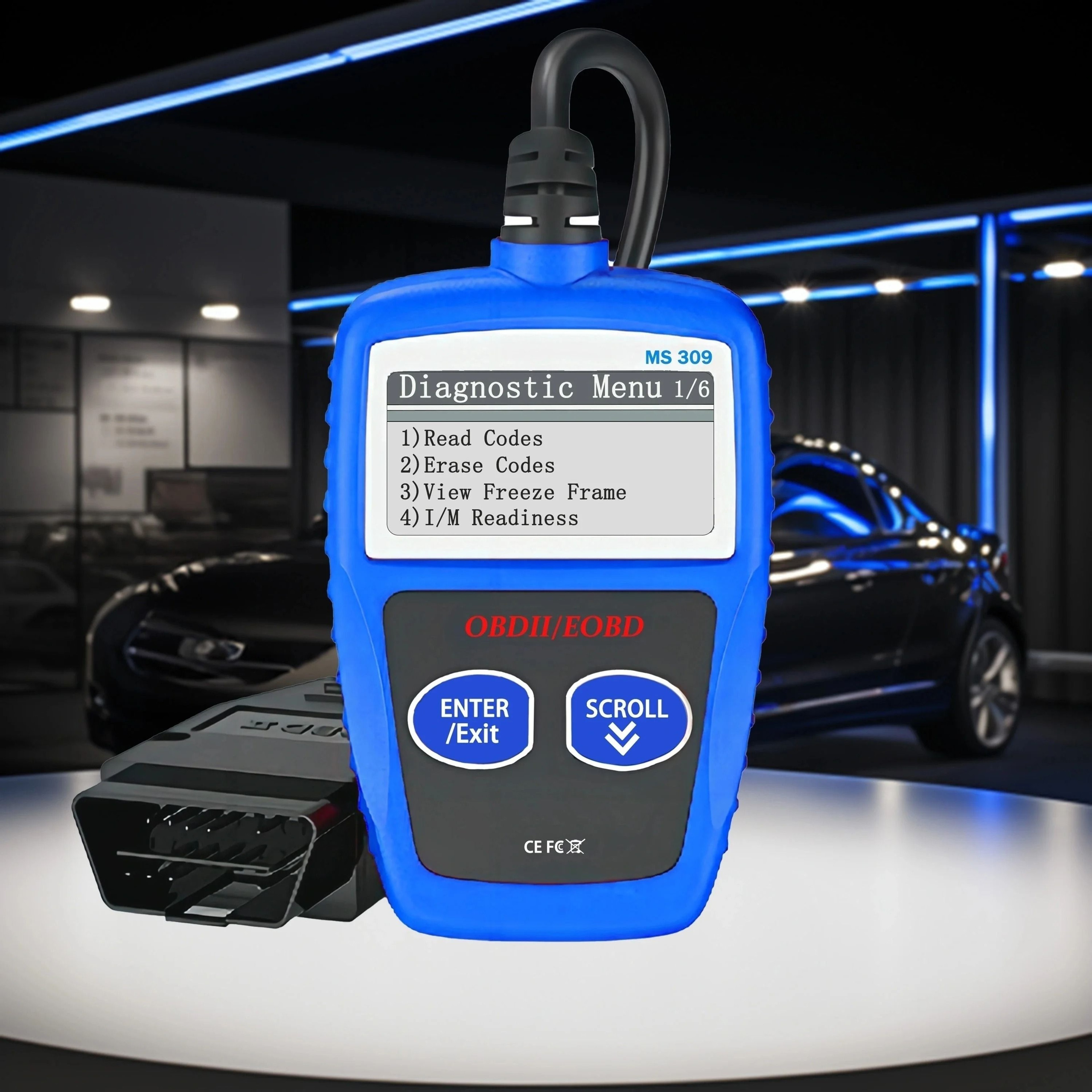 Advanced Car Diagnostic Tool Plus MS309 OBD2 Scanner 8