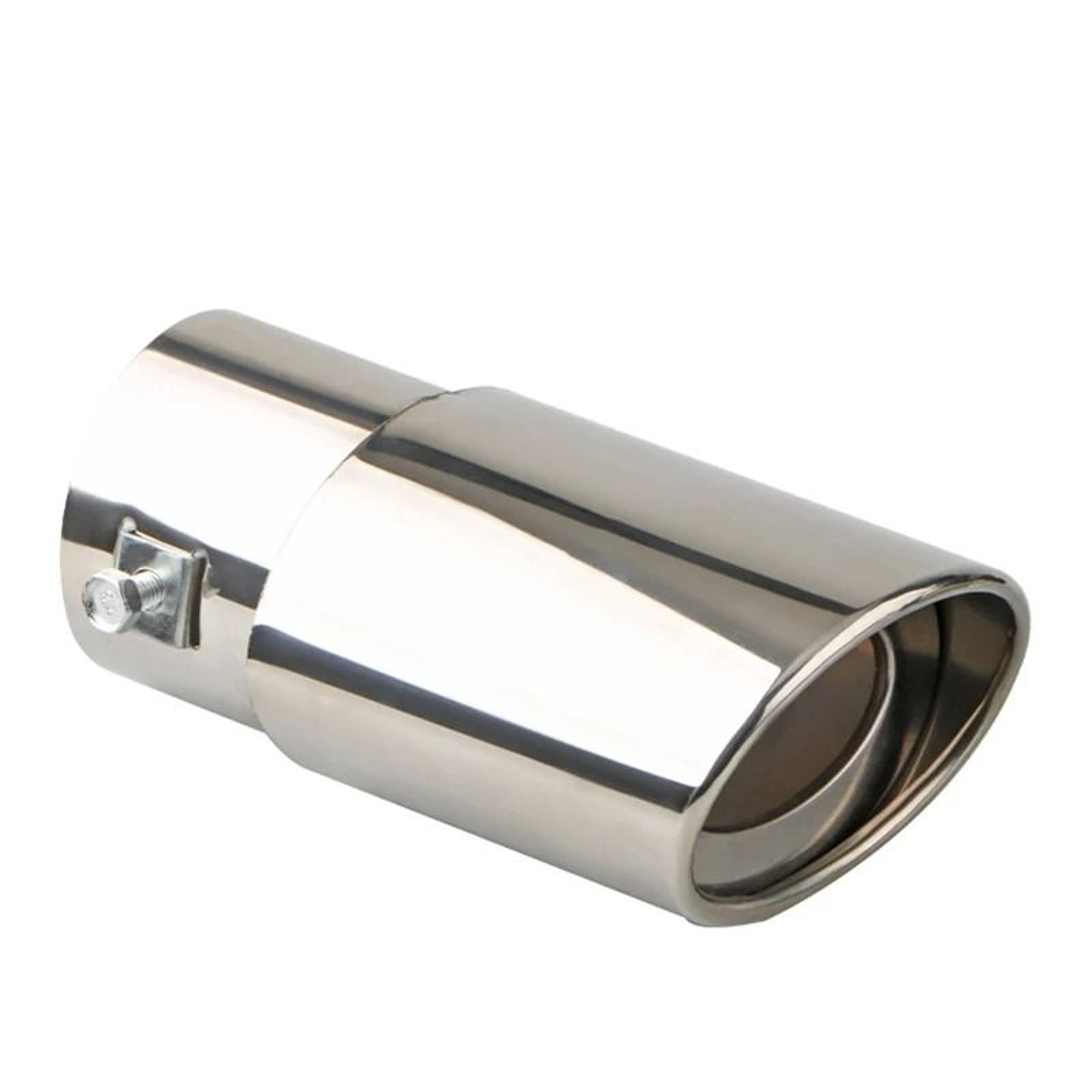Car Exhaust Muffler Tip Pipe Stainless Steel Chrome Rear Tail Trim 12