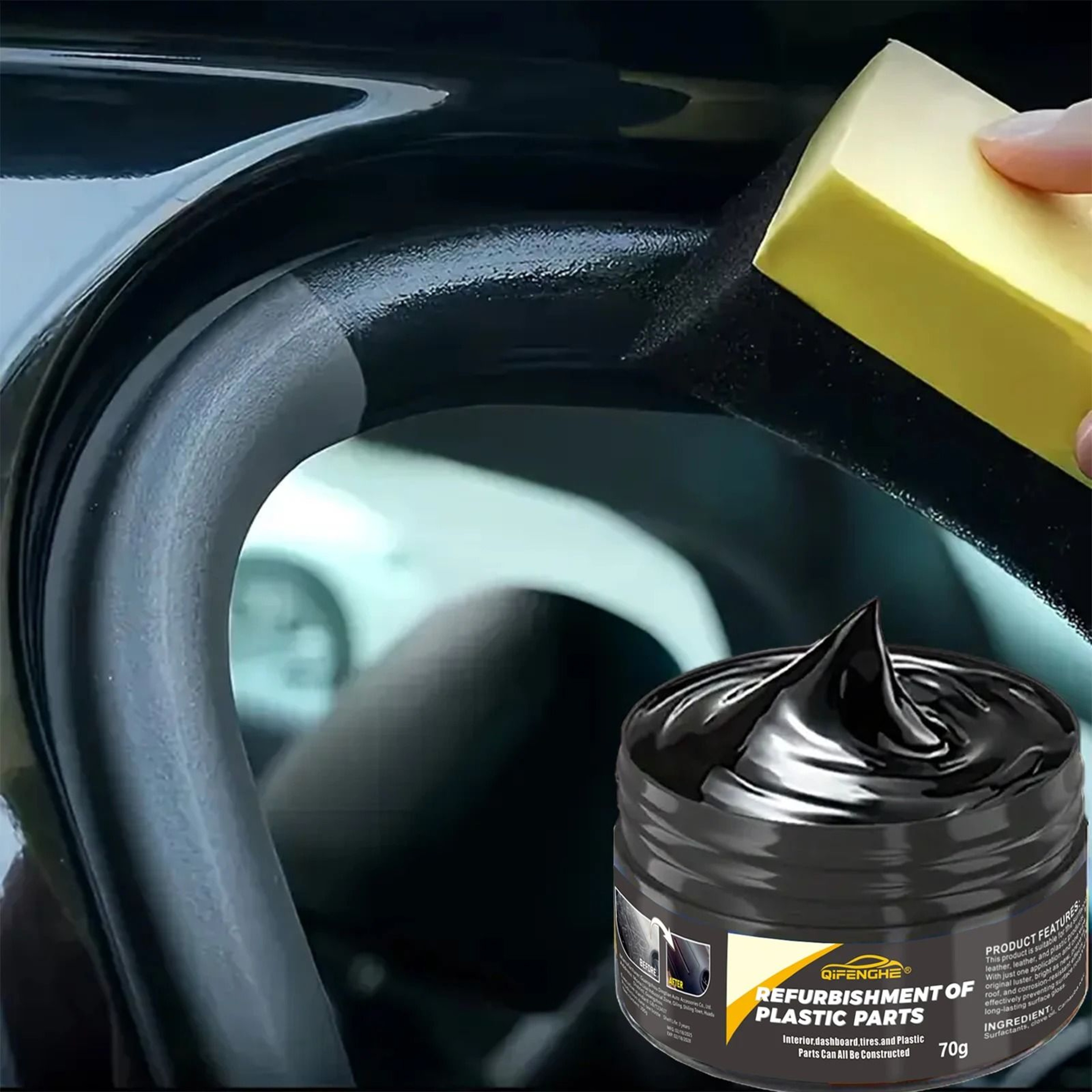 Automotive Plastic Repair And Restorer Cream 2