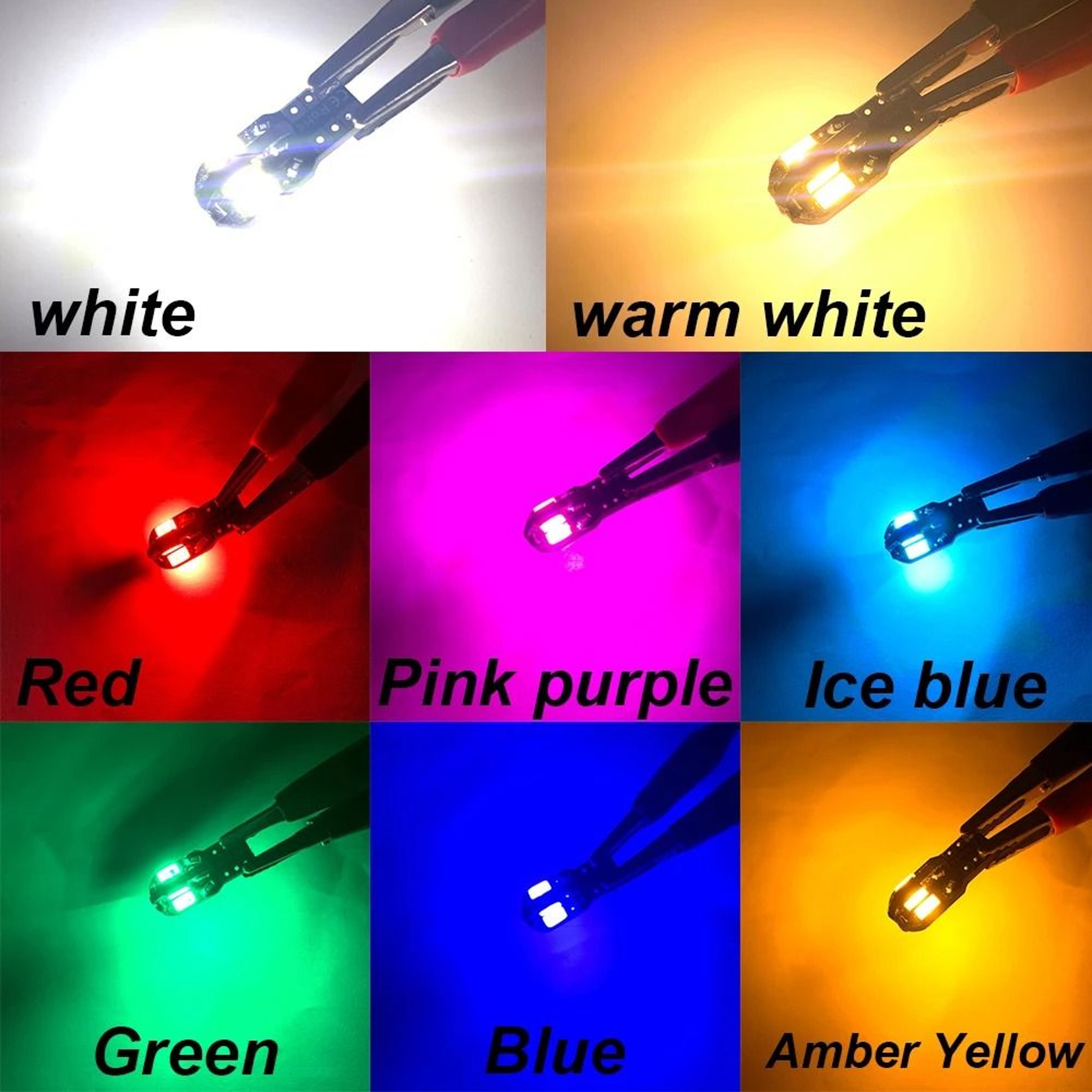 T10 LED Car Bulbs Canbus 5730 8SMD 12V For Interior And Signal Lighting 1