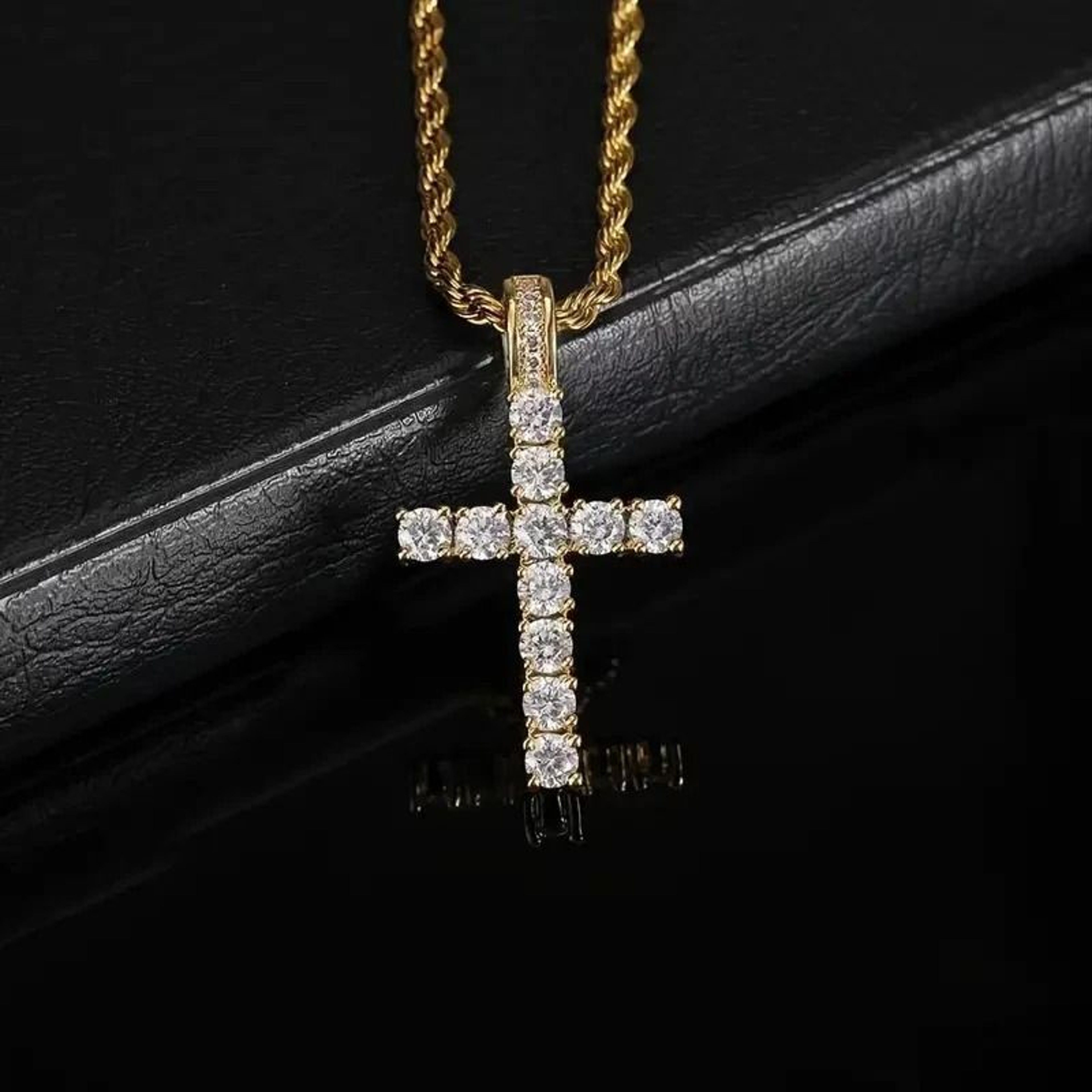 Huitan 60cm Twisted Chain Long Necklace For Women And Men 4