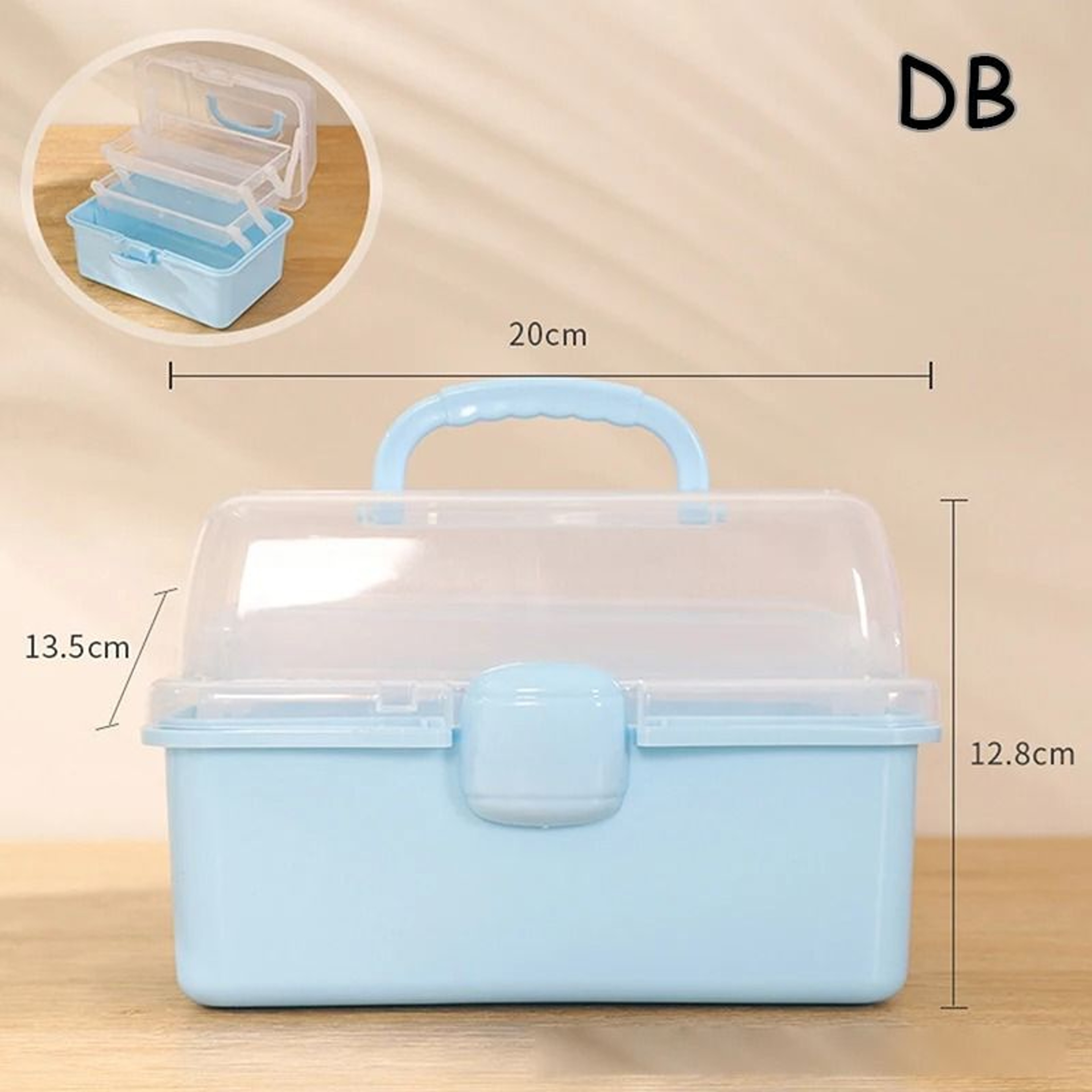 Foldable Three Tier Storage Box For Kids Accessories And Jewelry Organization 9