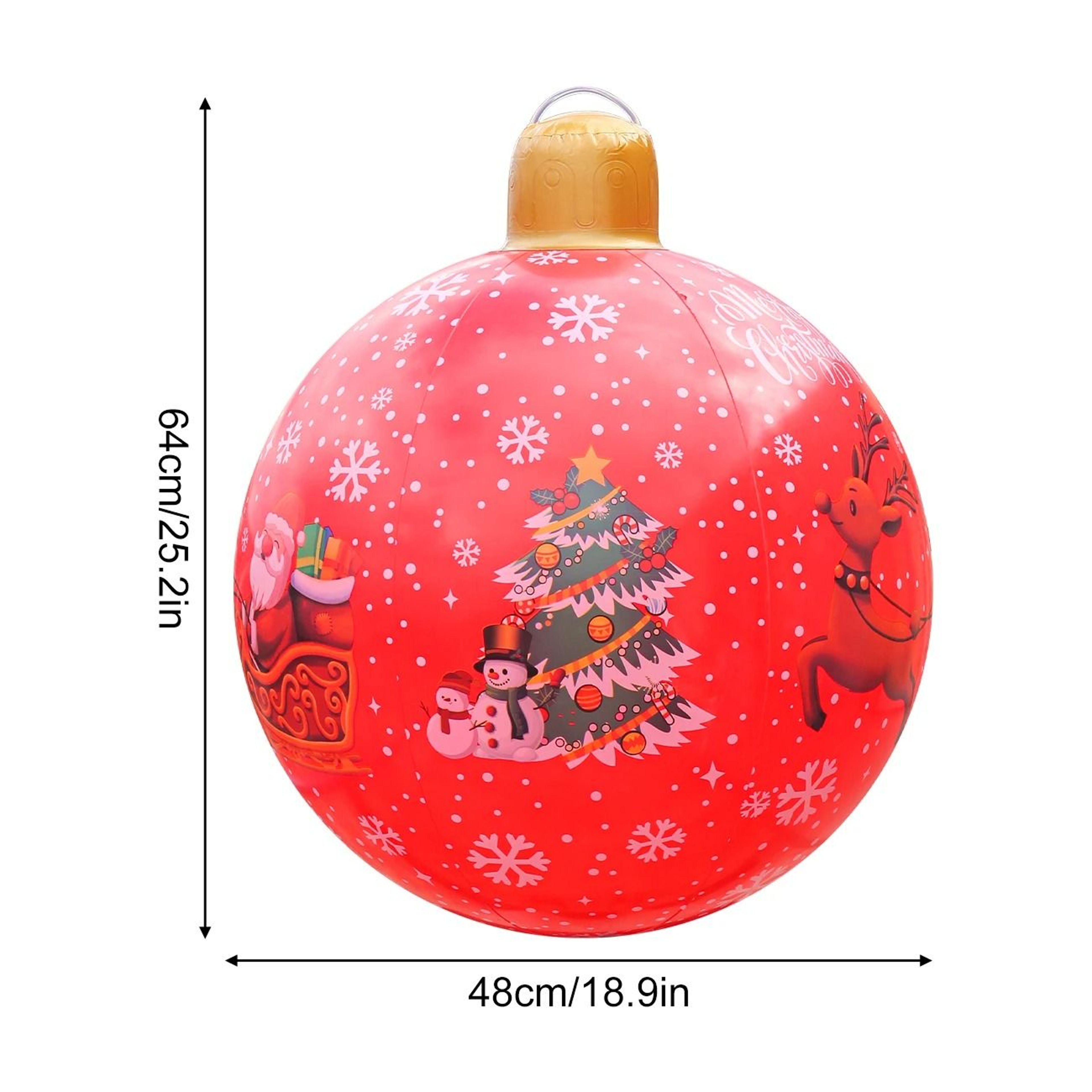 Inflatable Christmas Ornament Ball For Large Outdoor Holiday Decoration 10