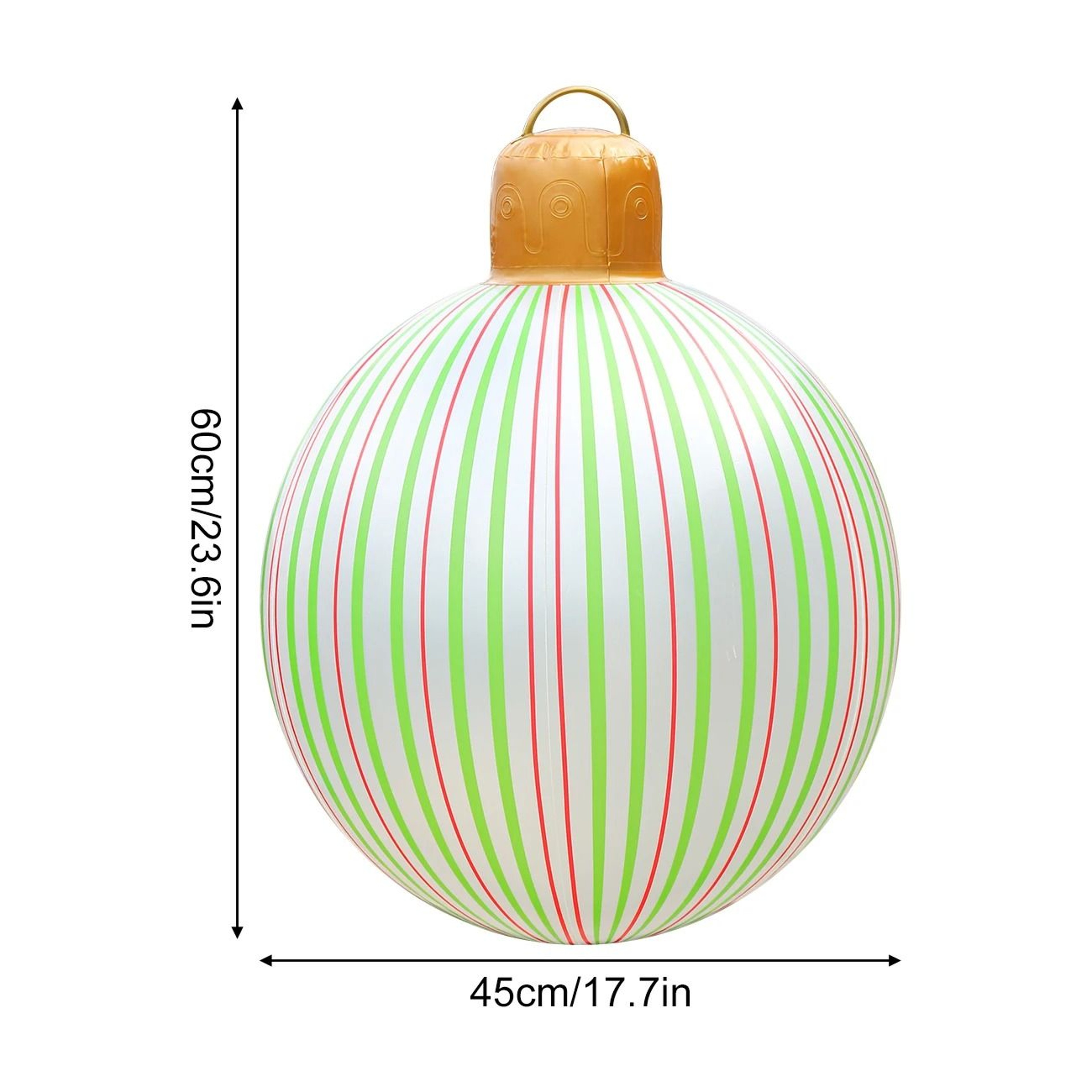 Inflatable Christmas Ornament Ball For Large Outdoor Holiday Decoration 5