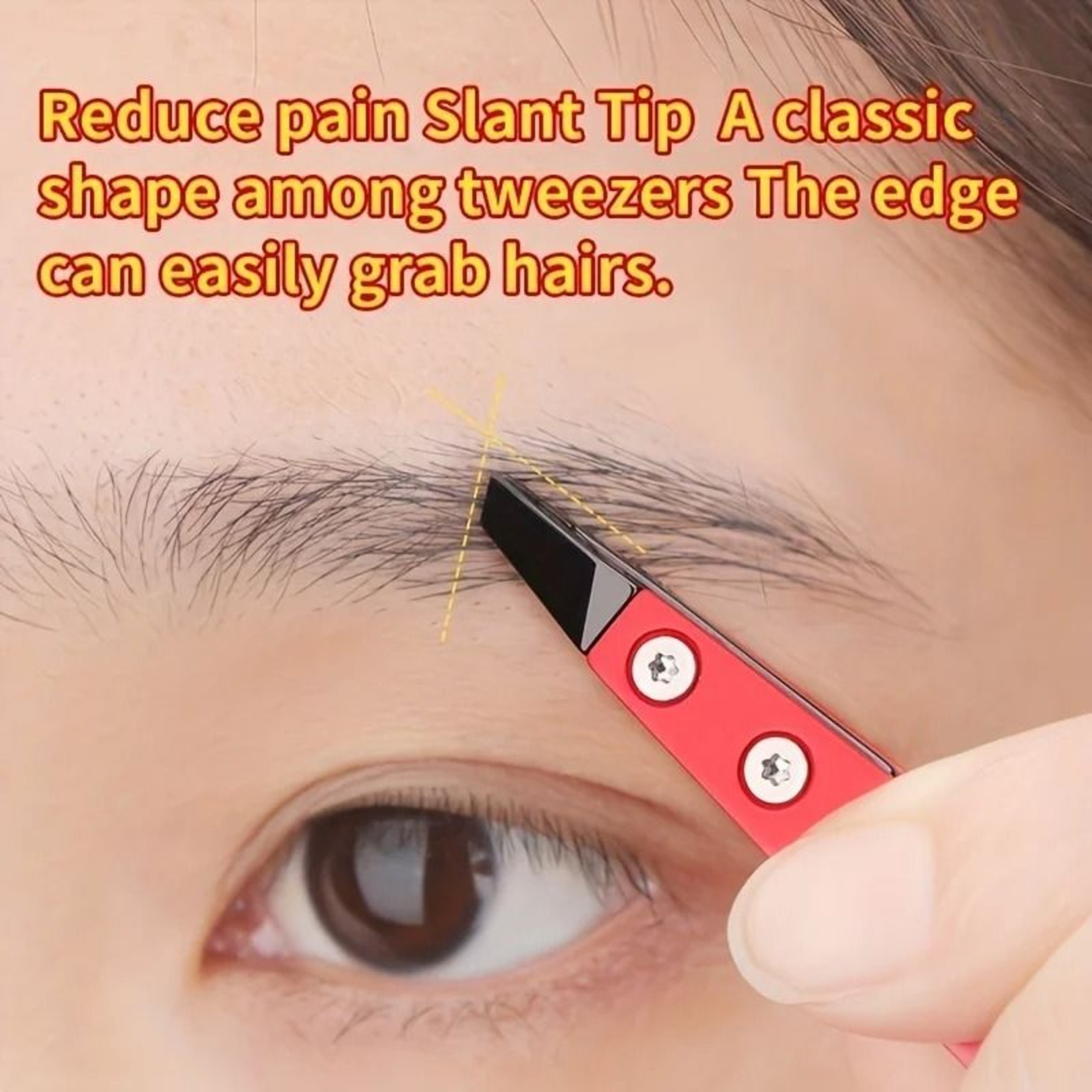 Zirconia Ceramic Pointed Tweezers Stainless Steel Precision Eyebrow And Hair Removal Tool 4