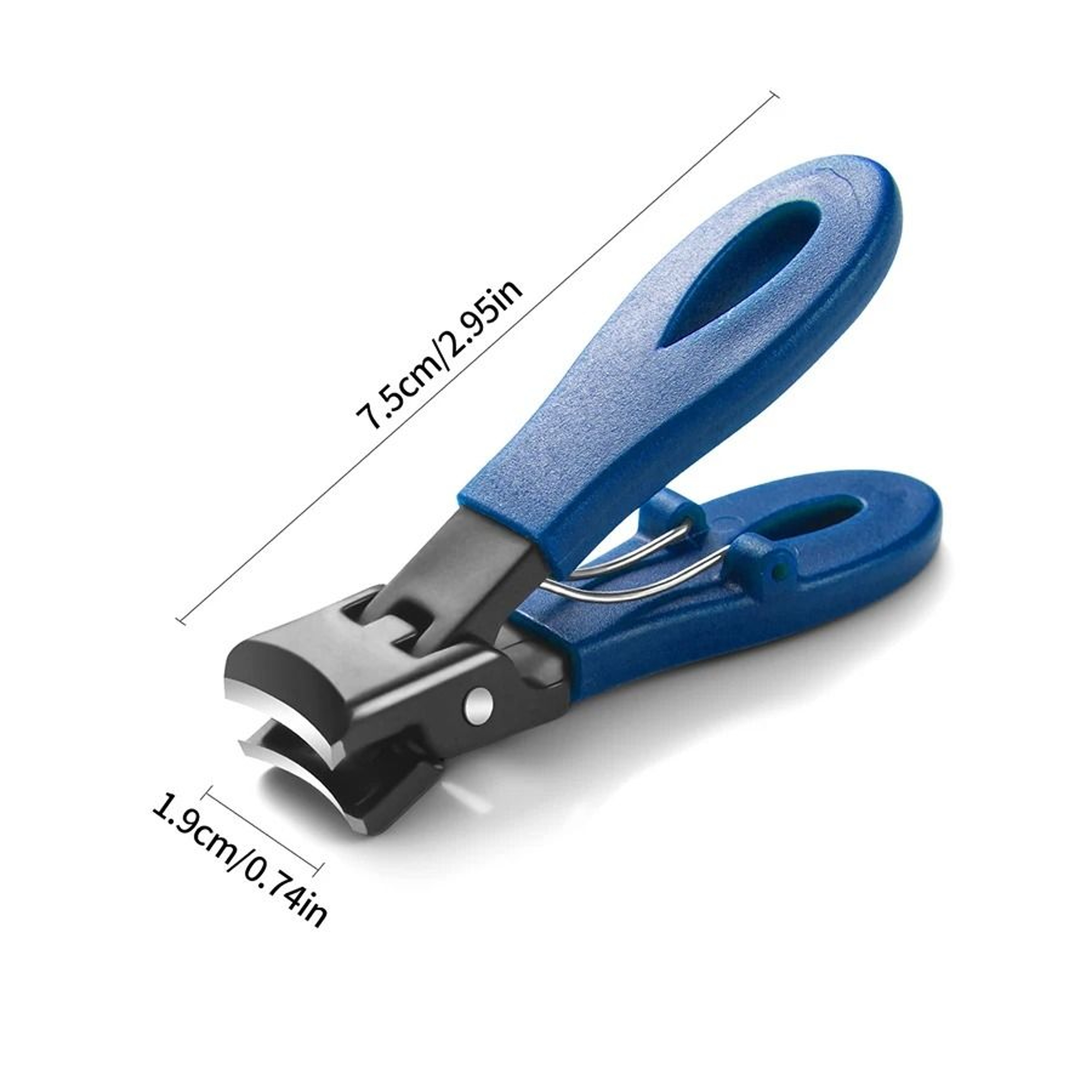 Portable Ultra Sharp Stainless Steel Nail Clippers With Wide Jaw Opening And Anti Splash Design 6