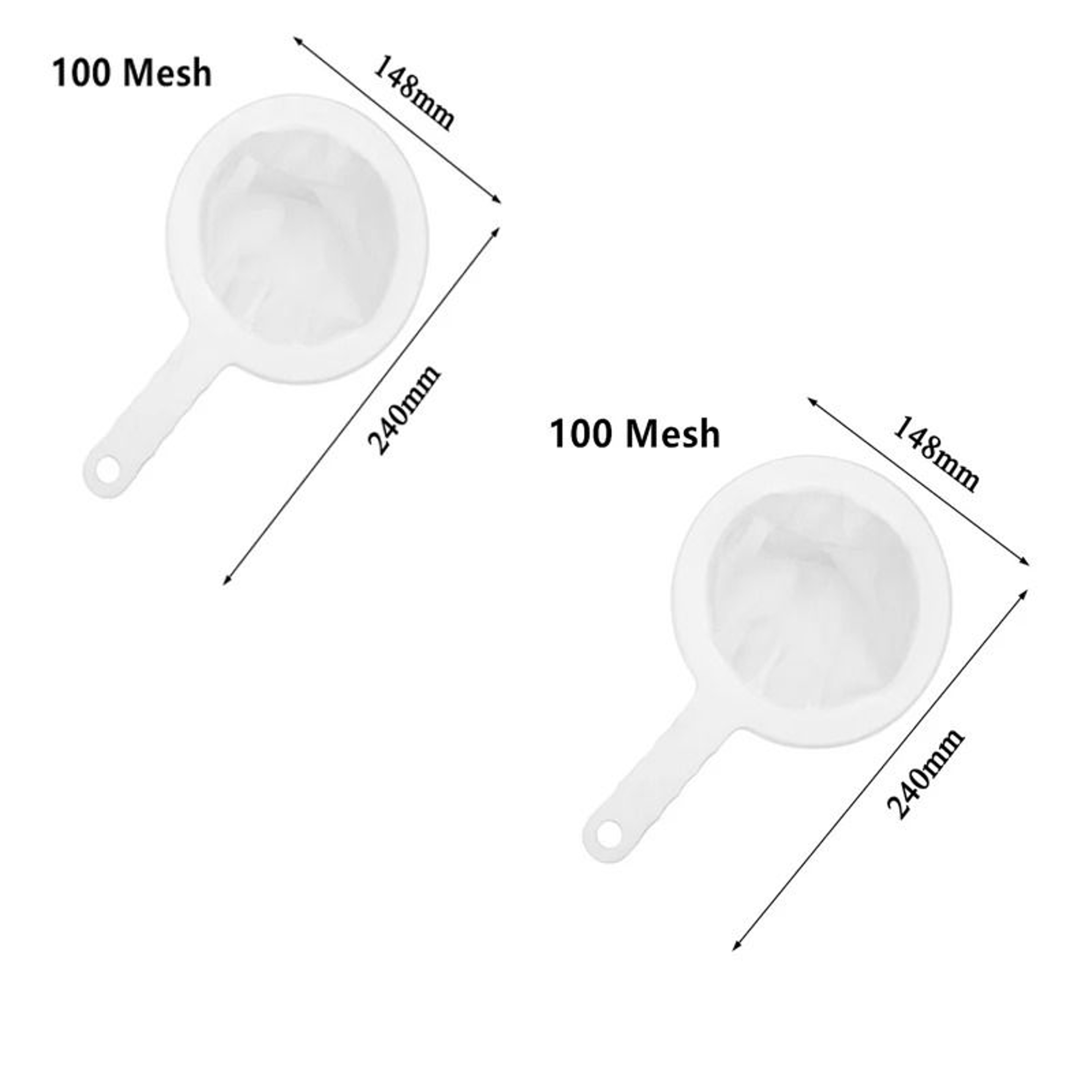 Reusable Nylon Filter Bag For Soy Milk Nut Milk Tea Coffee Oil Yogurt And Kitchen Food Straining 13
