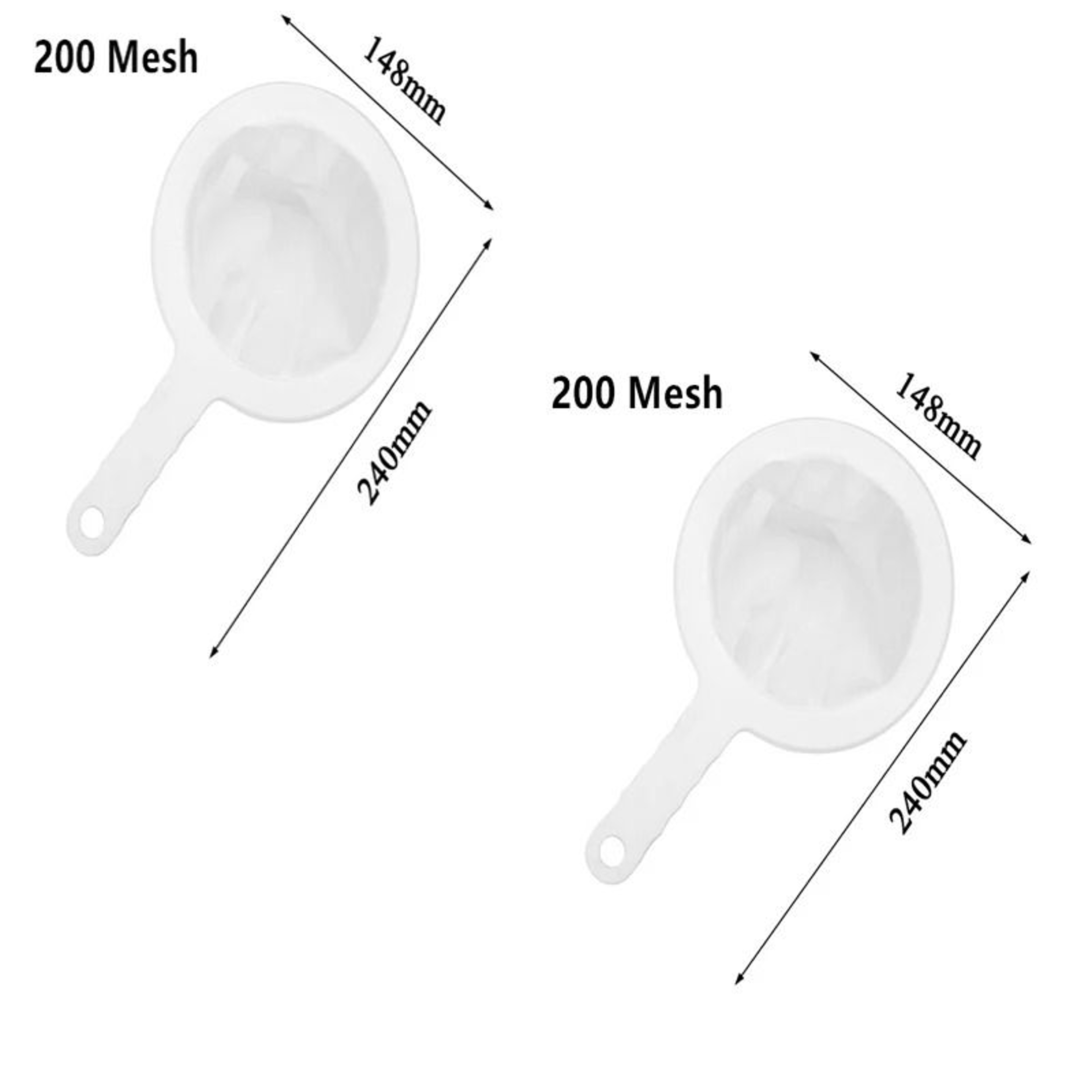 Reusable Nylon Filter Bag For Soy Milk Nut Milk Tea Coffee Oil Yogurt And Kitchen Food Straining 6