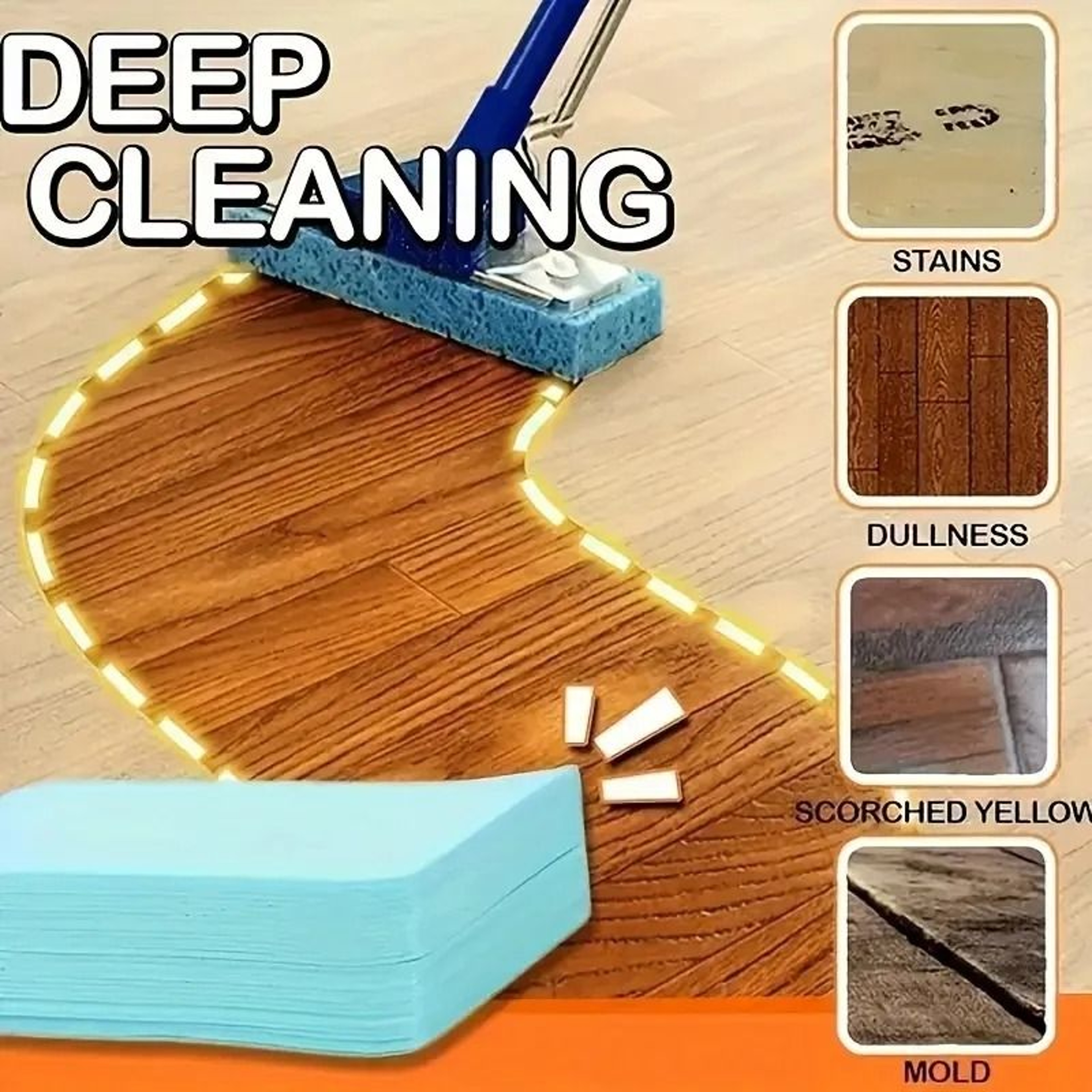 Floor Cleaner Concentrated Flaky Water Soluble Cleaning Sheets 2