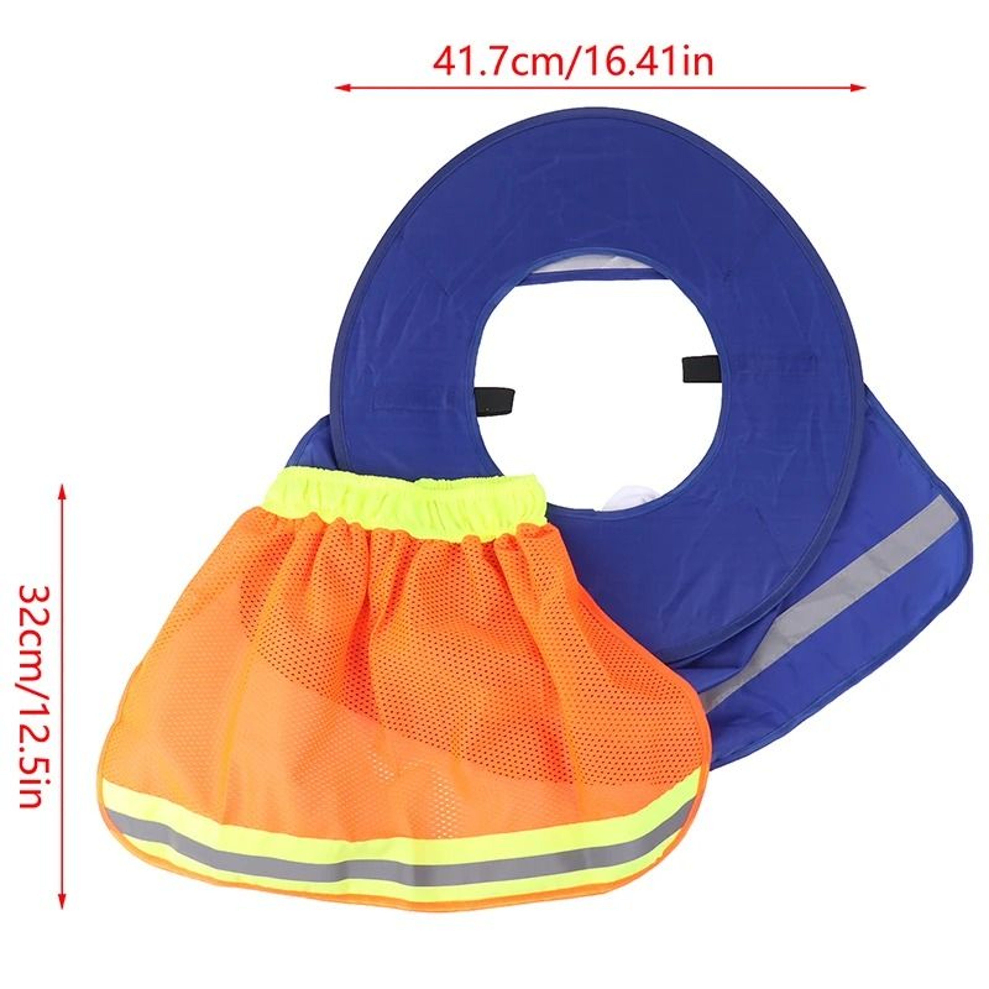 Summer Sun Shade Hard Hat Neck Shield With Reflective Brim For Construction Workers 5