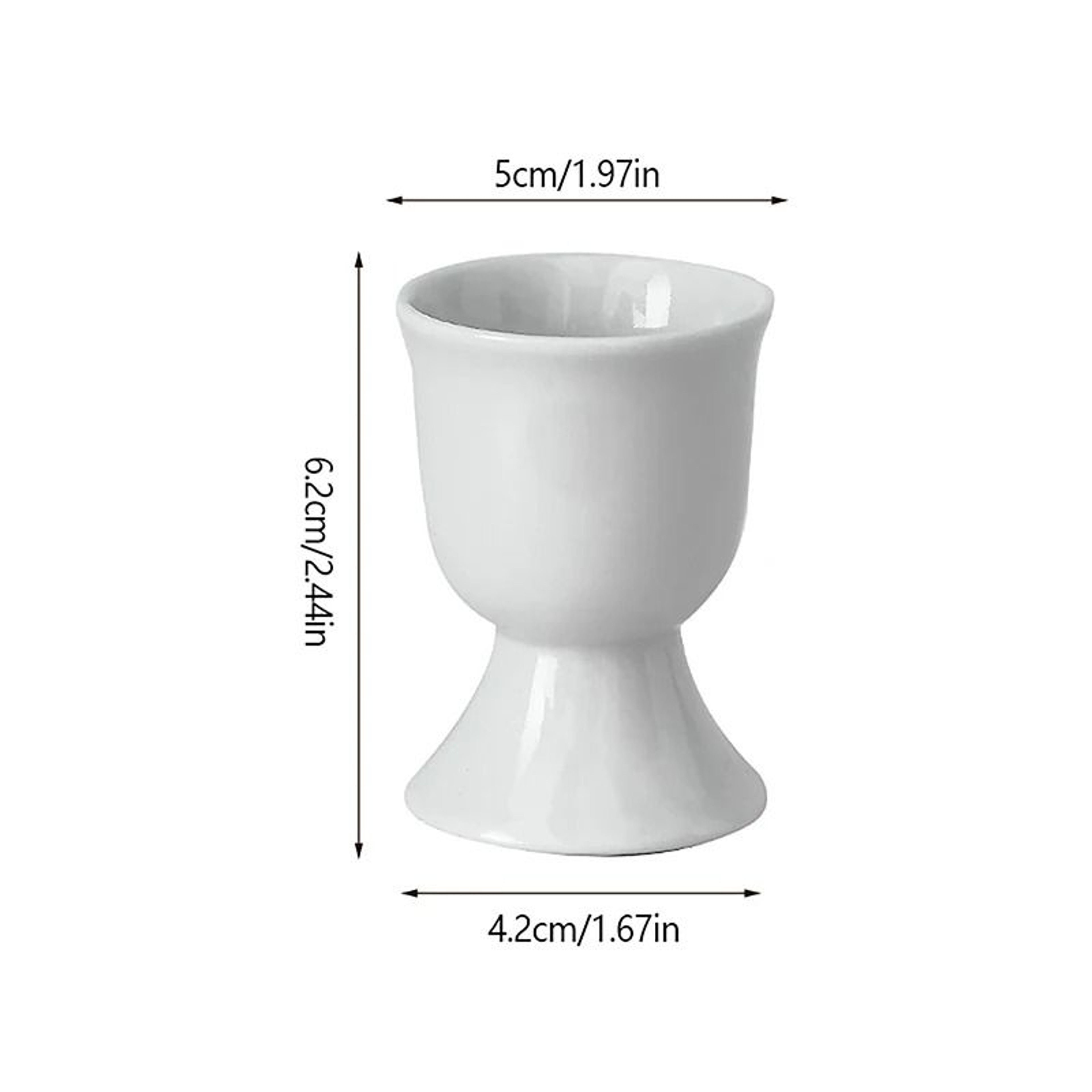 Ceramic Egg Cup Holders In Candy Colors For Stylish Kitchen Serving 5