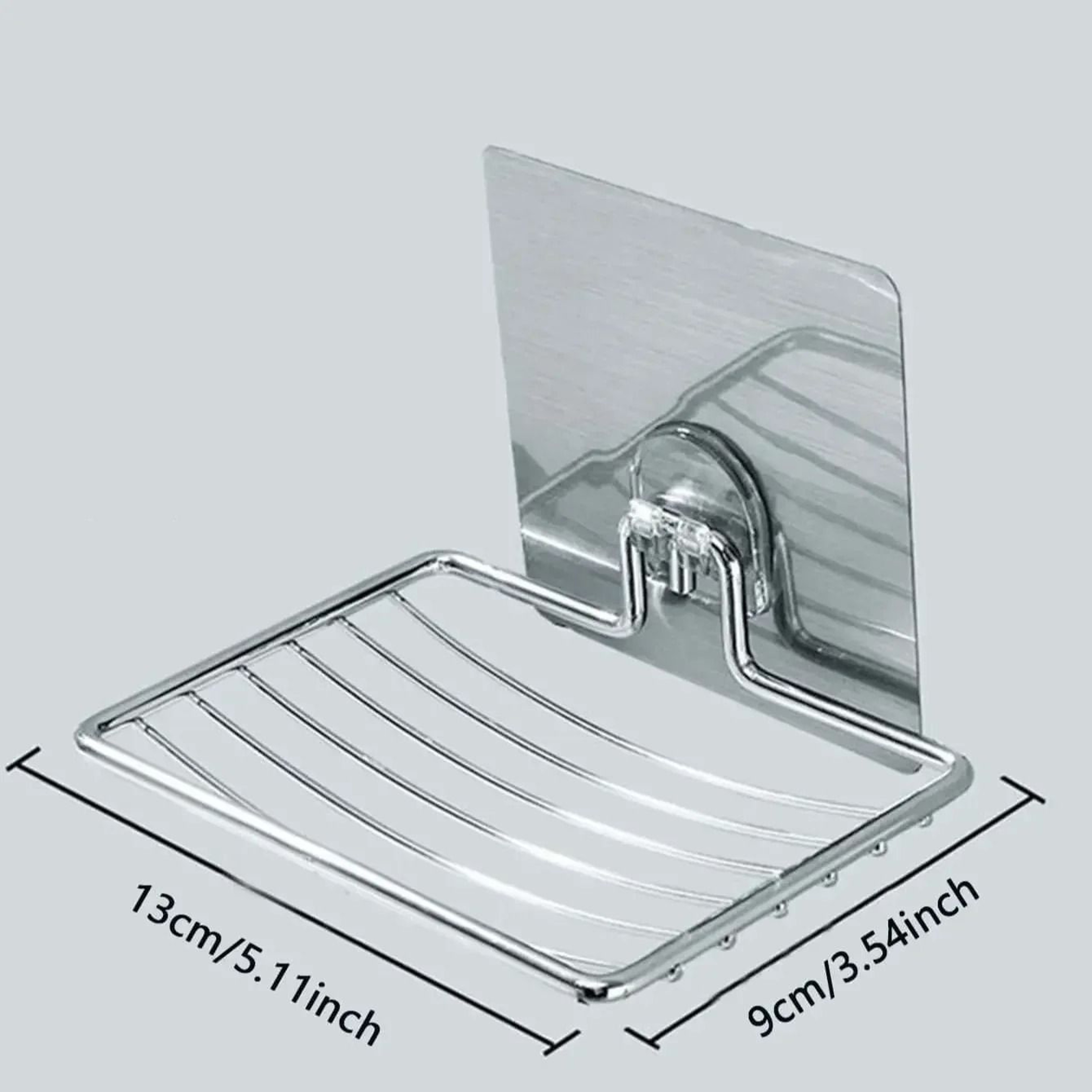 Stainless Steel Wall Mounted Soap Rack Drainage Soap Holder For Bathroom Storage 5