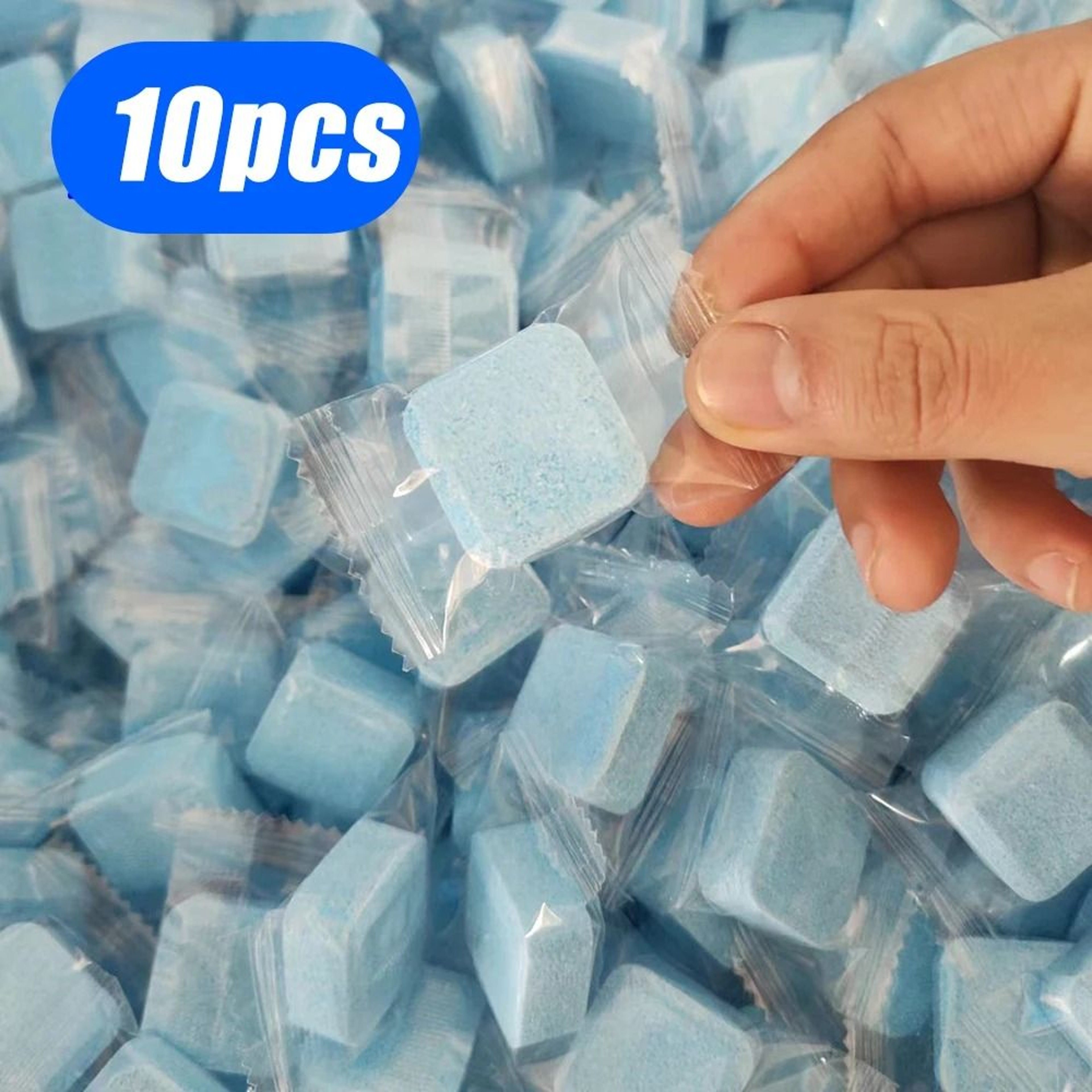 Effervescent Toilet Cleaning Tablets Pack For Deodorising And Removing Urine Scale Stains 10