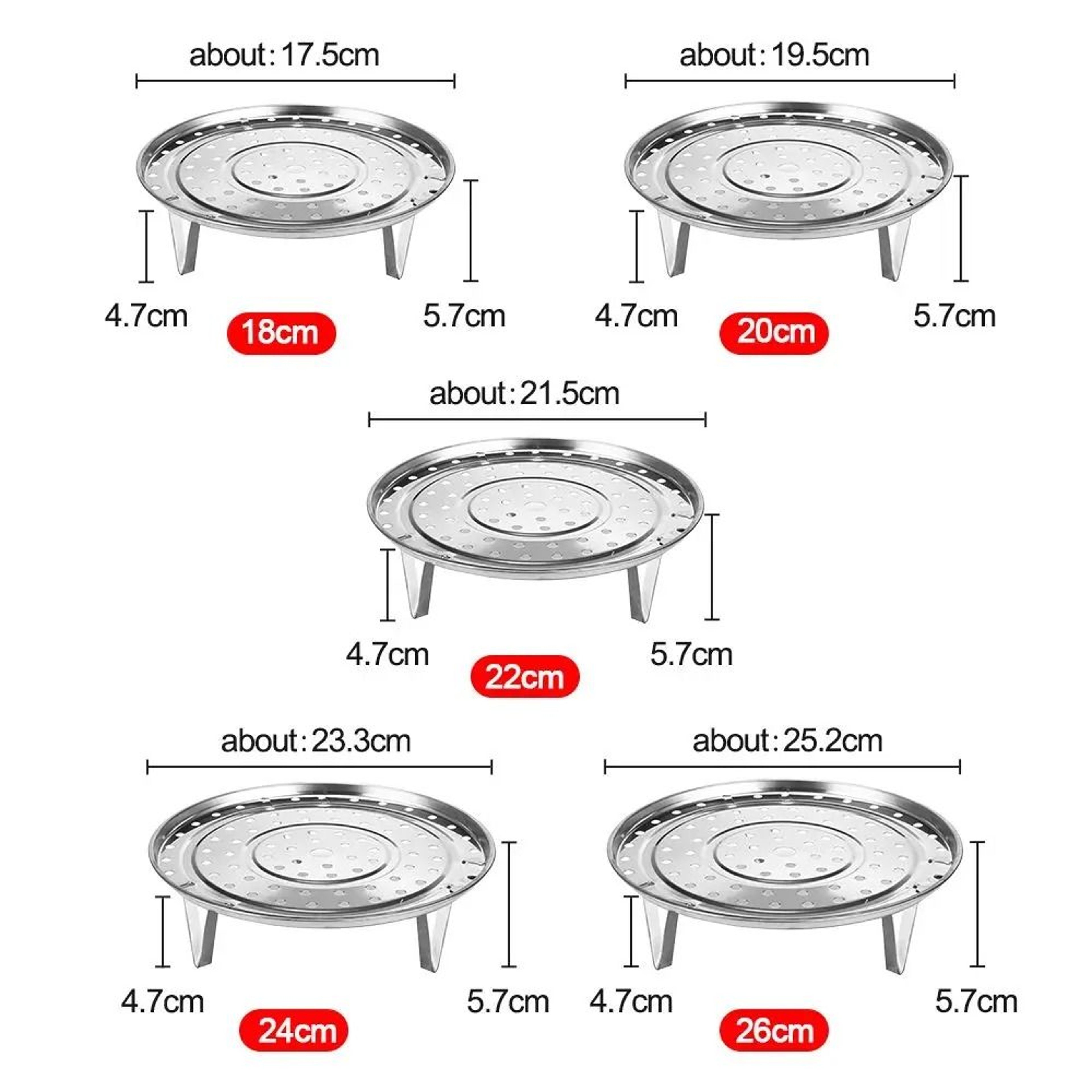 Stainless Steel Steamer Basket And Egg Rack Set For Instant Pot Cooking 5