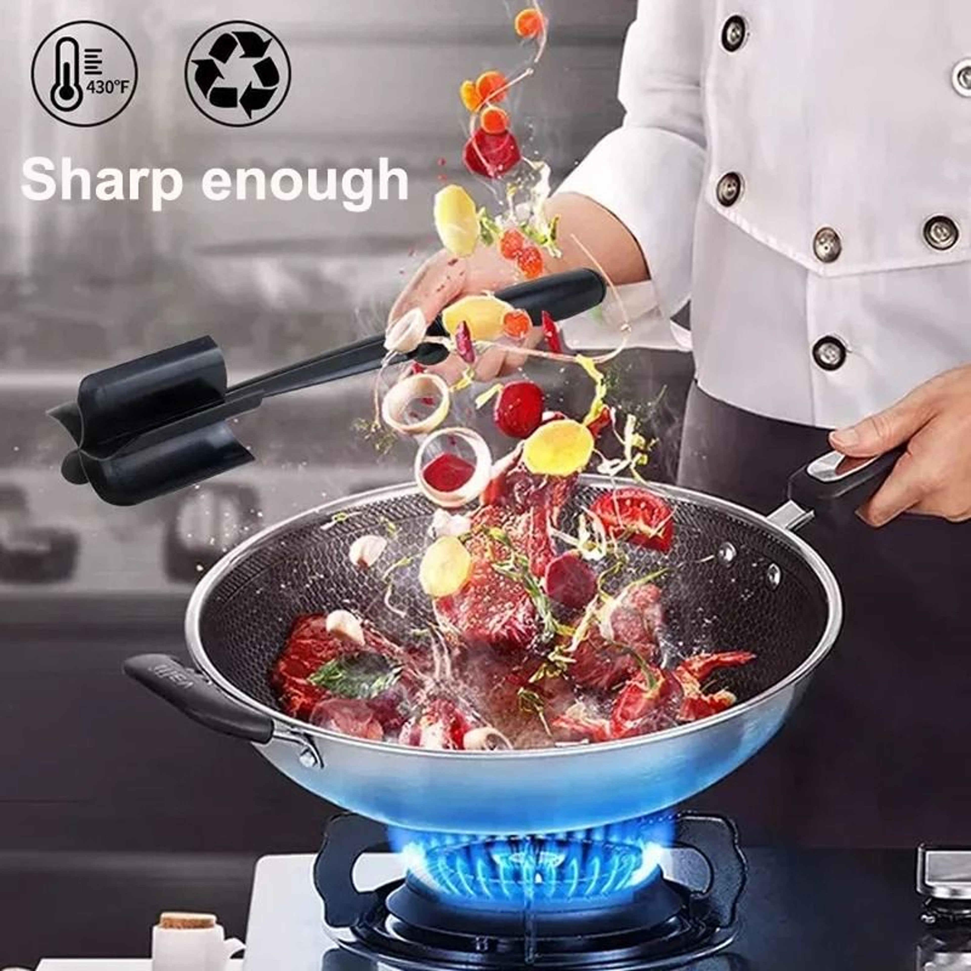 Kitchen Meat Chopper And Ground Beef Masher Tool For Mixing And Mincing 3