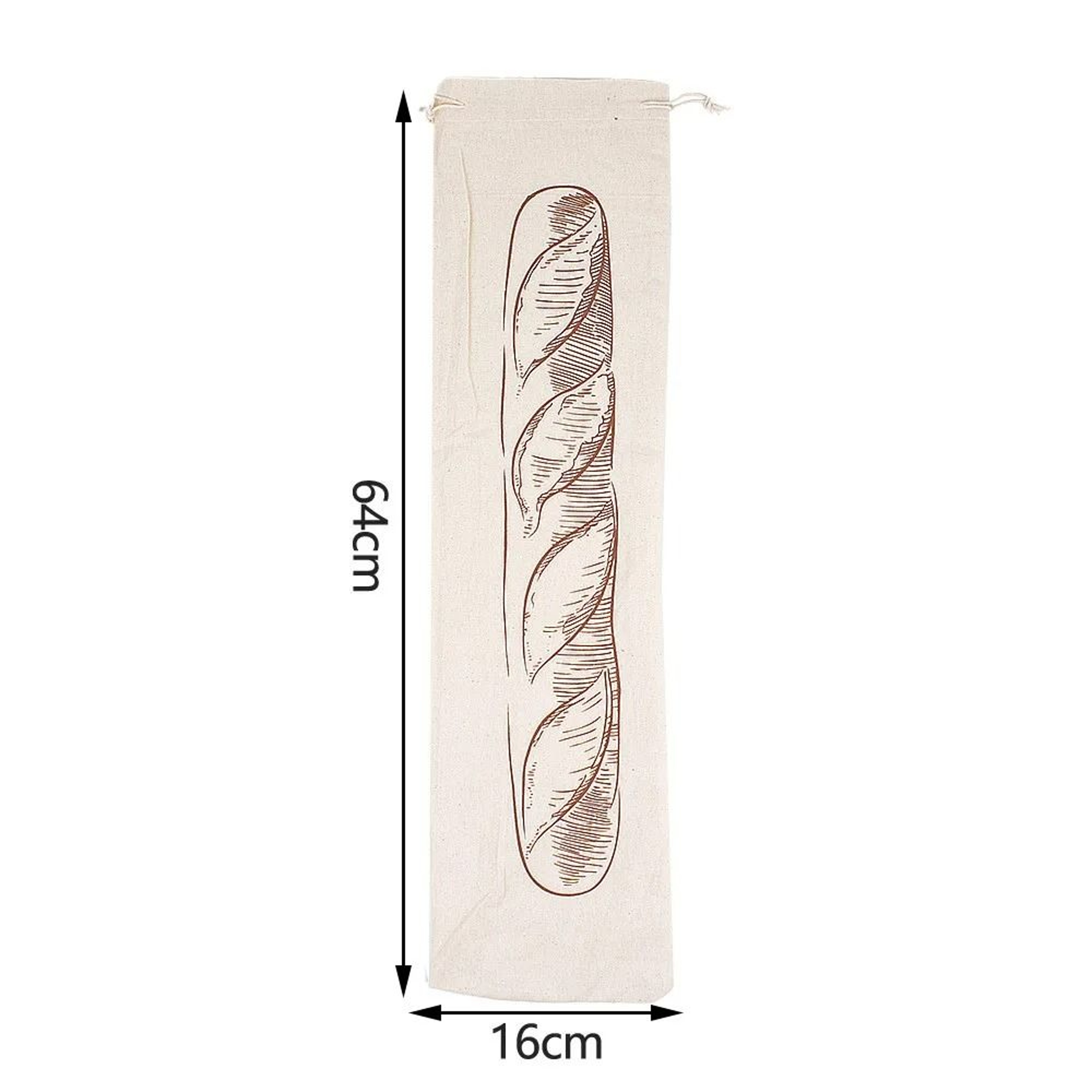 Reusable Linen Bread Storage Bag With Drawstring For Homemade Artisan Loaves 6